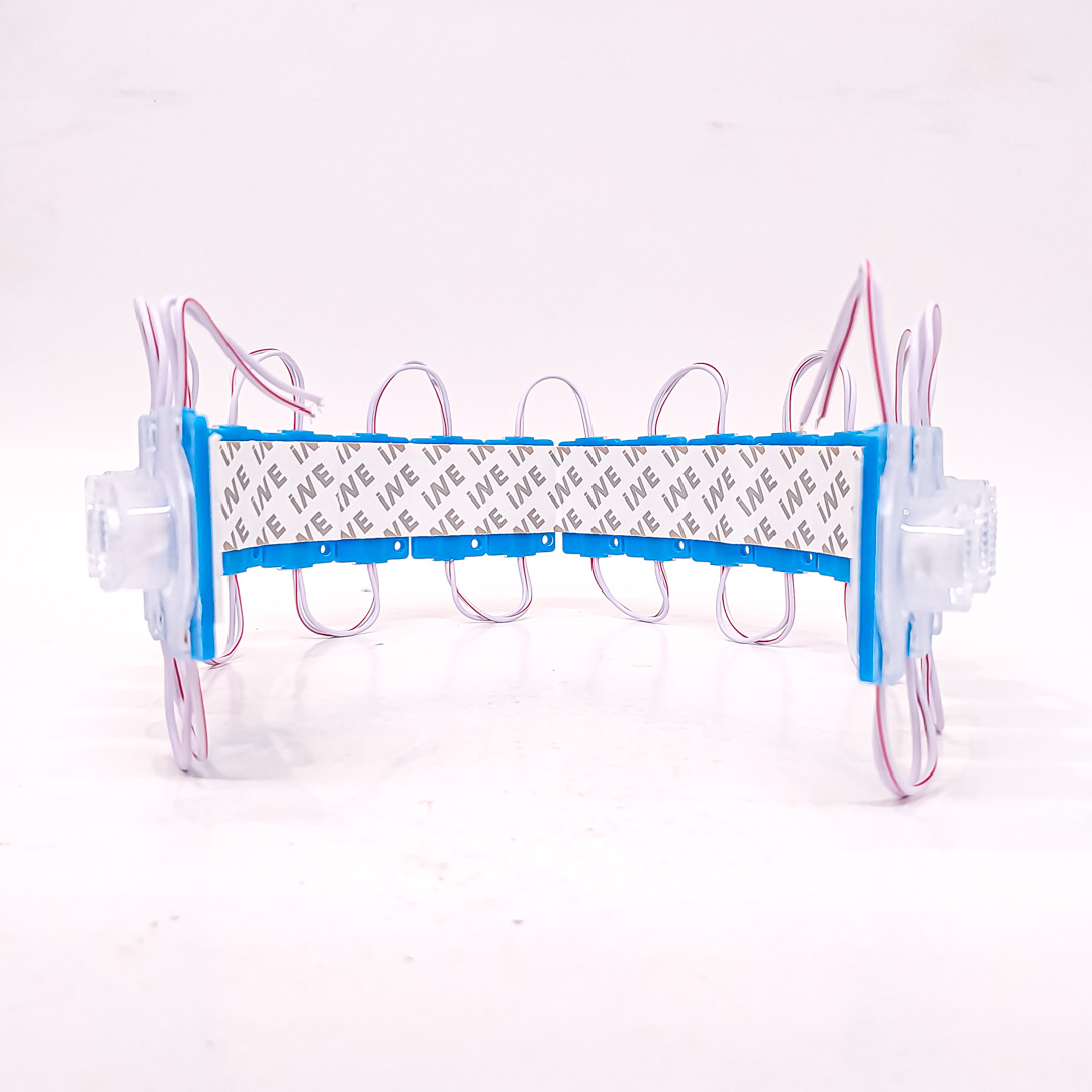 MODULO LED SMD 1 LED SMD CON LUPA AUTOADHESIVO 12V COLOR AZUL 4,5CM X 3CM CANTIDAD POR CAJA MASTER 1000 - 3