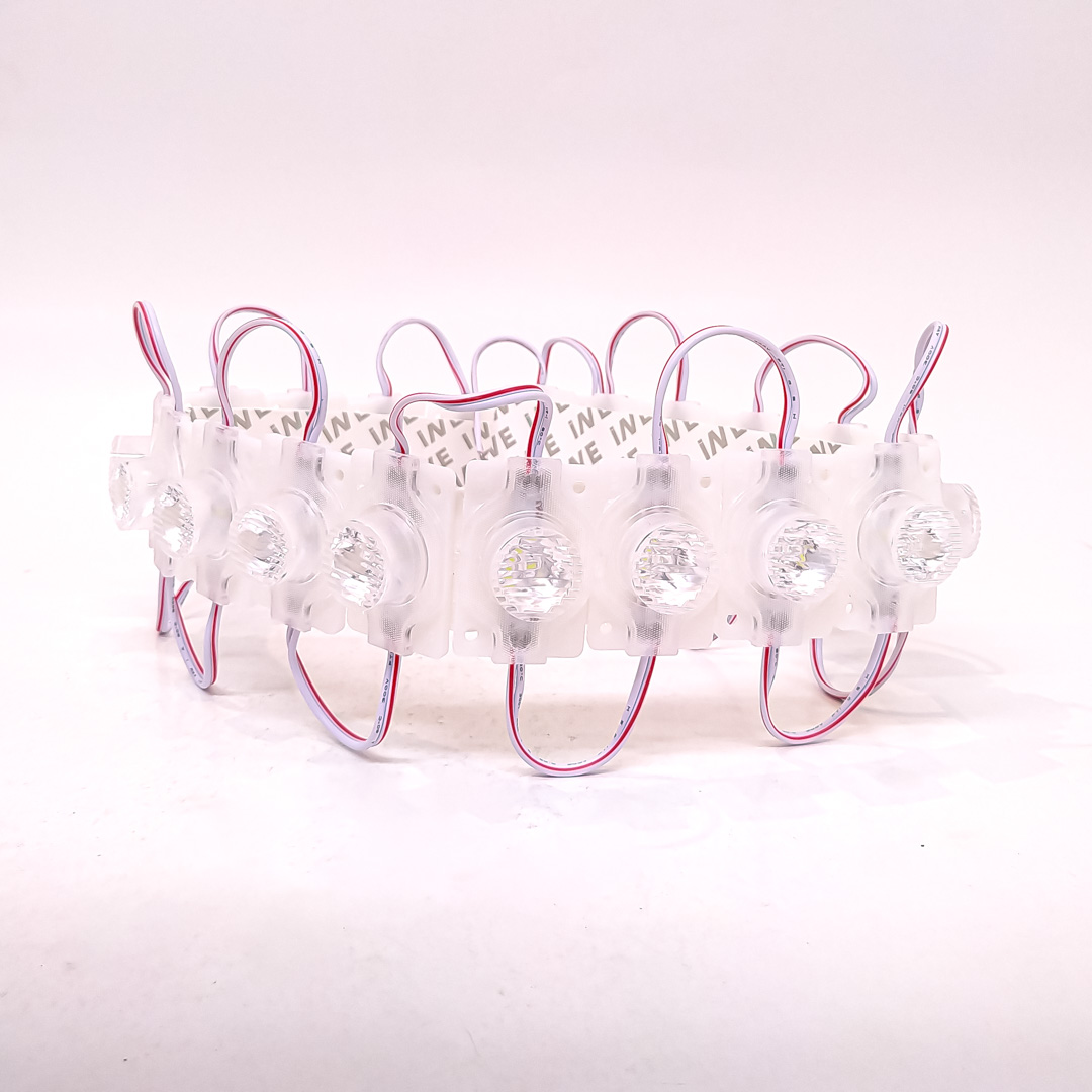MODULO LED SMD 1 LED SMD CON LUPA AUTOADHESIVO 24V COLOR BLANCO 4,5CM X 3CM CANTIDAD POR CAJA MASTER 2000 - 3