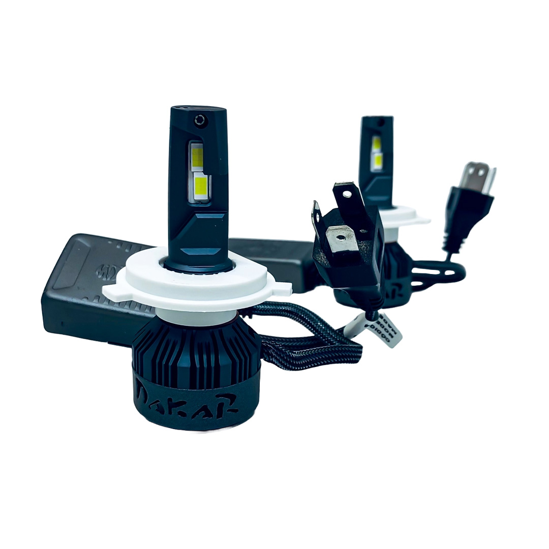 OFF ROAD KIT DE LED DAKAR NEW SERIES CANBUS H4 DAKAR NEW SERIES 50% + LUZ CHIP CSP SUPER CANBUS 45000 LUMENS 55 WATTS 12V CON COOLER - 2
