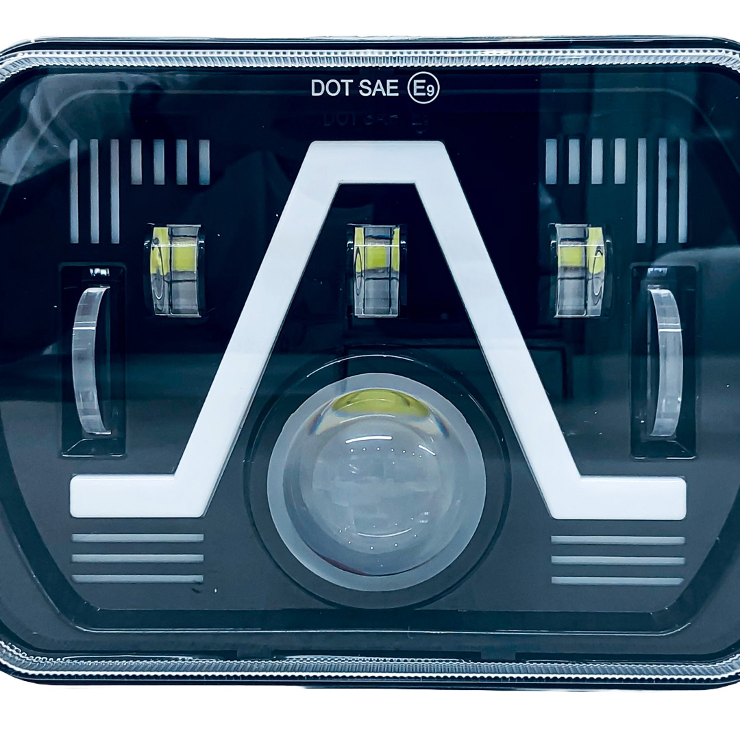 OFF ROAD FARO DE LED UNIVERSAL FARO LED RECTANGULAR 7' 45 WATTS  4 FUNCIONES. ALTA Y BAJA + DRL BLANCO Y AMBAR - 2