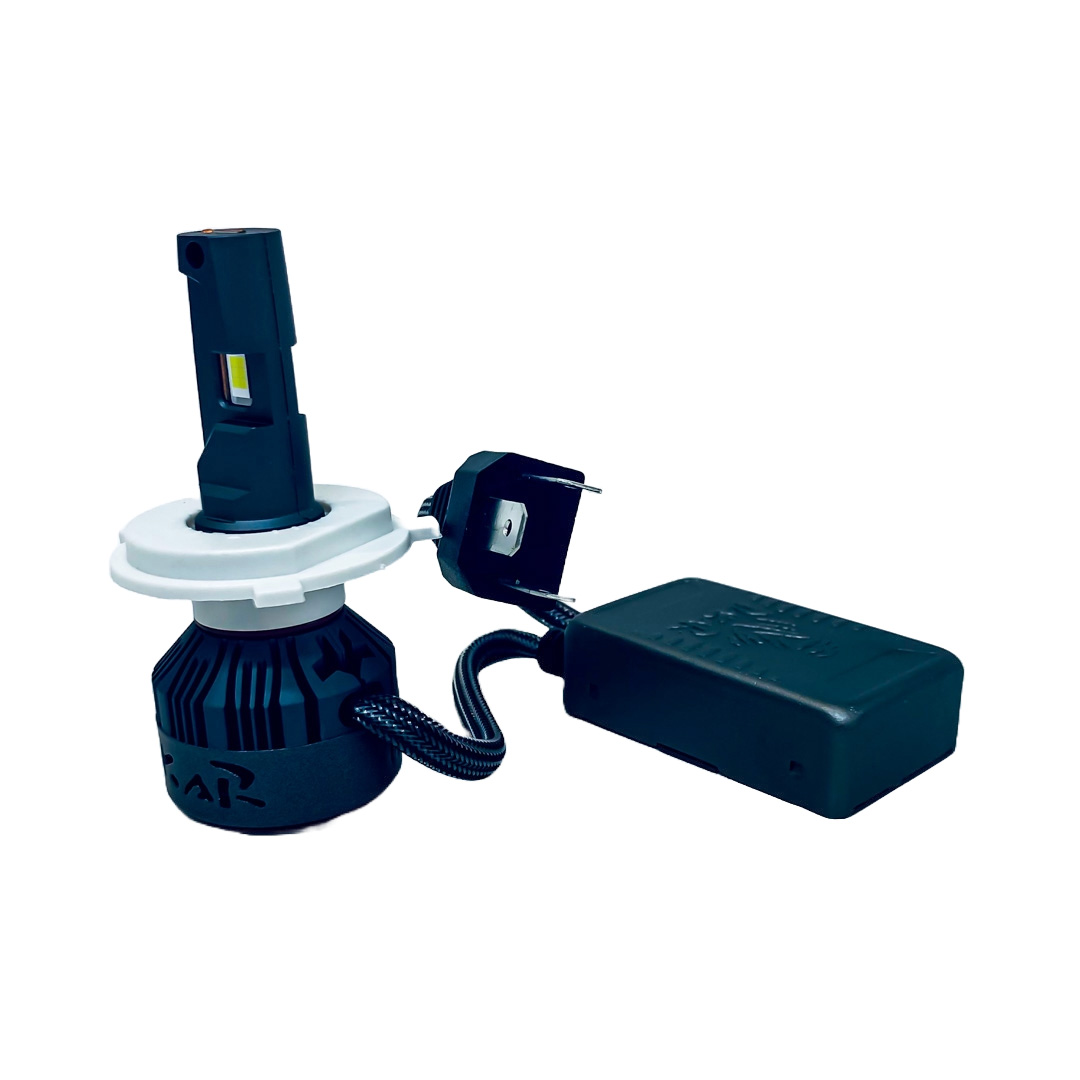 OFF ROAD KIT DE LED DAKAR NEW SERIES CANBUS H4 DAKAR NEW SERIES 50% + LUZ CHIP CSP SUPER CANBUS 45000 LUMENS 55 WATTS 12V CON COOLER - 5