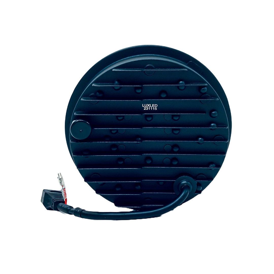 OFF ROAD FARO DE LED UNIVERSAL REDONDO 5.75" AUTO - CAMION - MOTO USO IDEAL  MOTO HARLEY DAVIDSON - ROYAL ENFIELD CON FUNCION ALTA Y BAJA + DRL EN RGB  - HAZ DE LUZ SPOT - 40 WATTS - 12V A 36V - 2