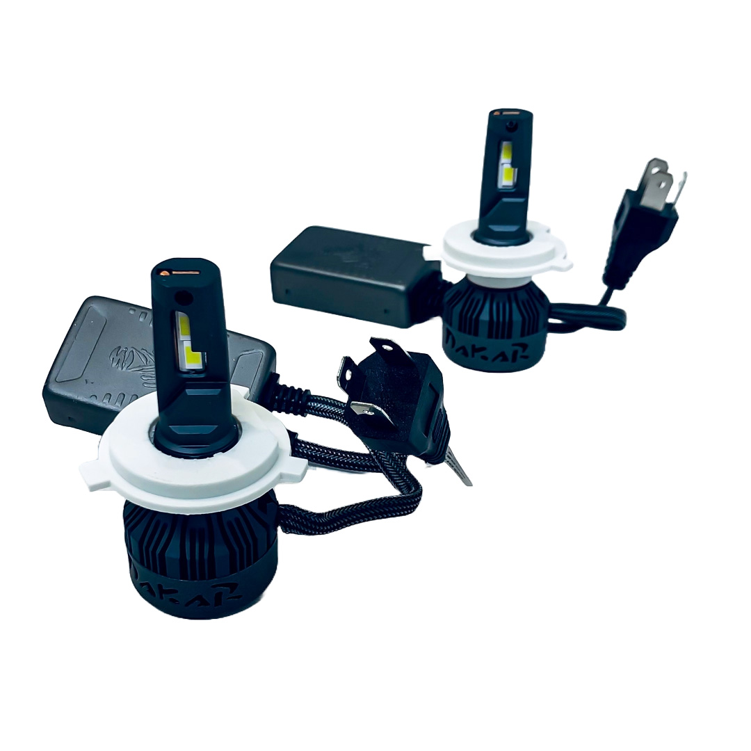 OFF ROAD KIT DE LED DAKAR NEW SERIES CANBUS H4 DAKAR NEW SERIES 50% + LUZ CHIP CSP SUPER CANBUS 45000 LUMENS 55 WATTS 12V CON COOLER - 8