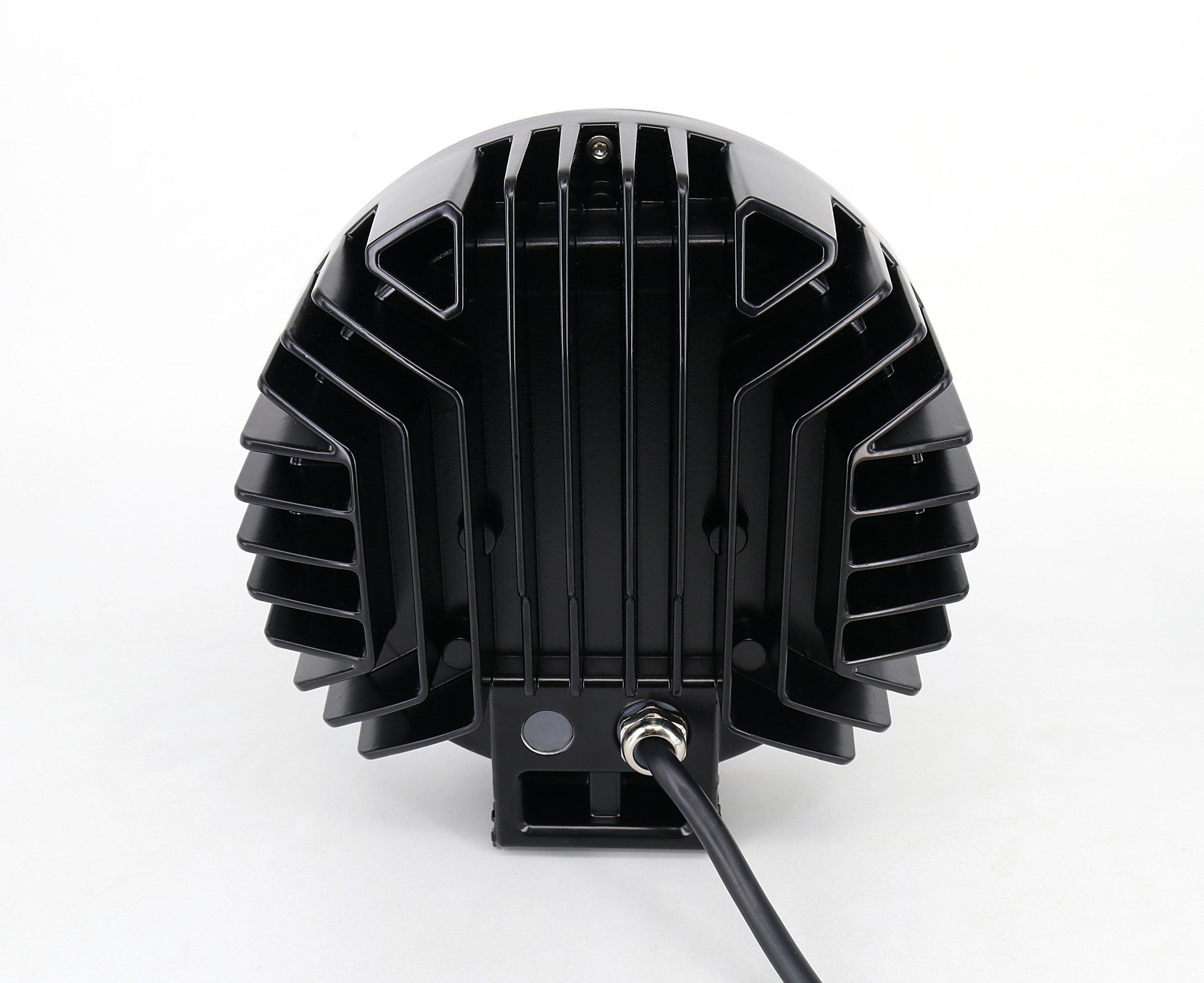 OFF ROAD FARO DE LED UNIVERSAL REDONDO 7" BLANCO CON GIROS AMBAR 90 WATTS - 18 CHIP LED OSRAM OSLON - 12V/24V