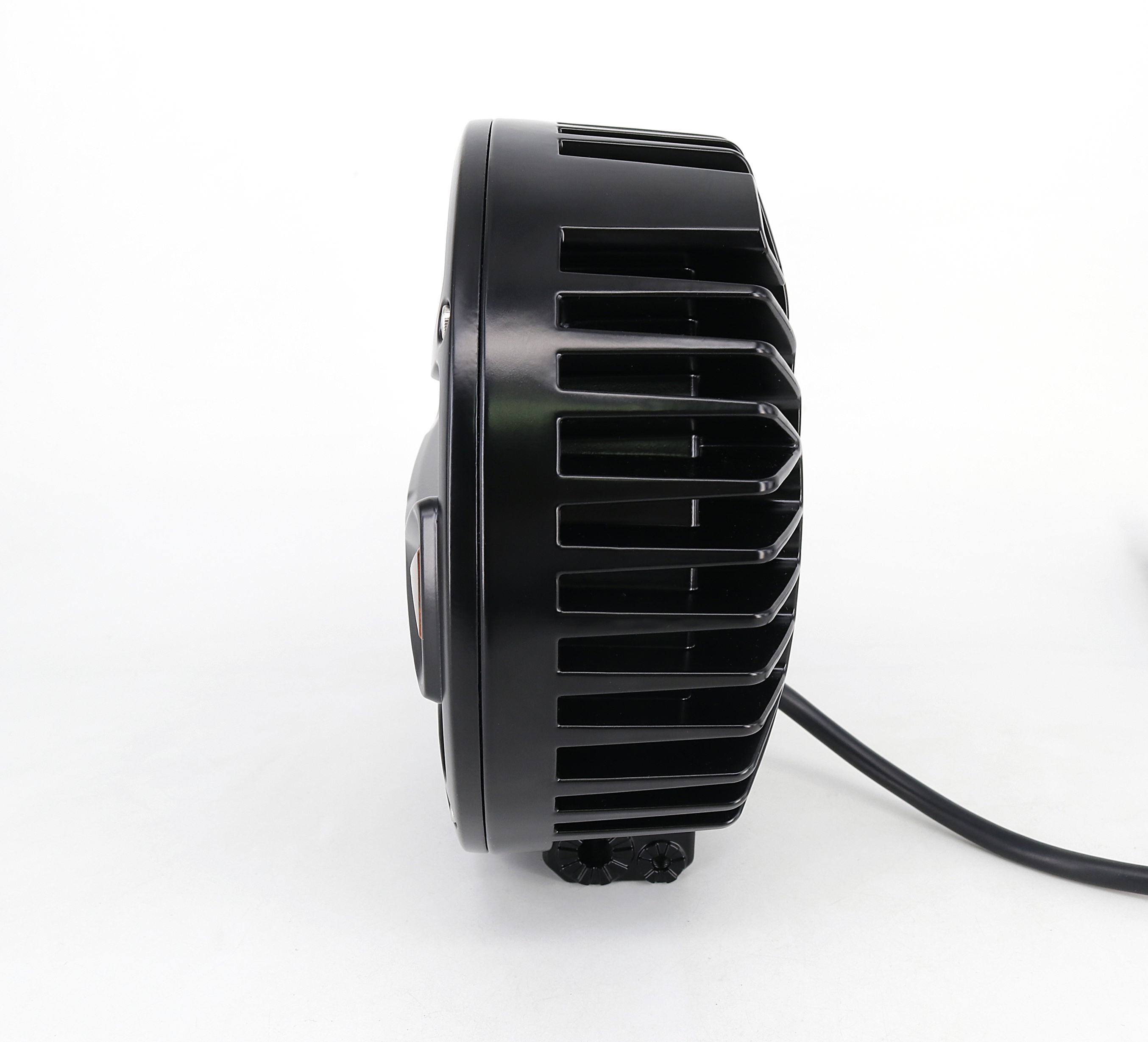 OFF ROAD FARO DE LED UNIVERSAL REDONDO 7" BLANCO CON GIROS AMBAR 90 WATTS - 18 CHIP LED OSRAM OSLON - 12V/24V - 3