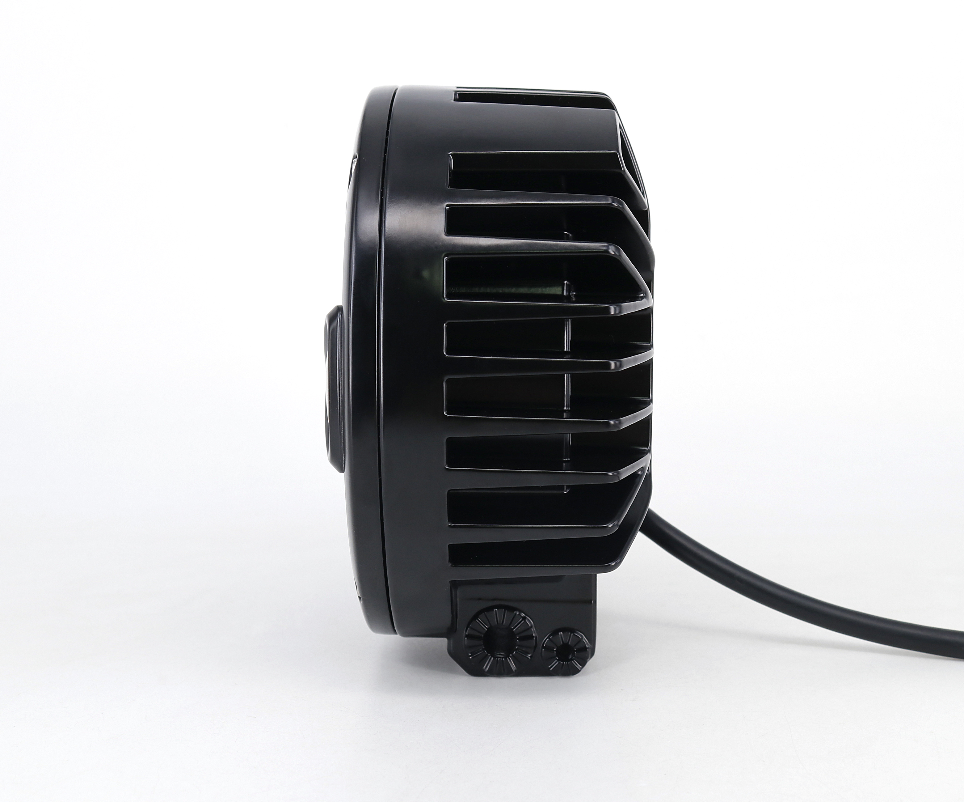 OFF ROAD FARO DE LED UNIVERSAL REDONDO 5.5" BLANCO CON GIROS AMBAR 40 WATTS - 8 CHIP LED OSRAM OSLON - 12V/24V - 3