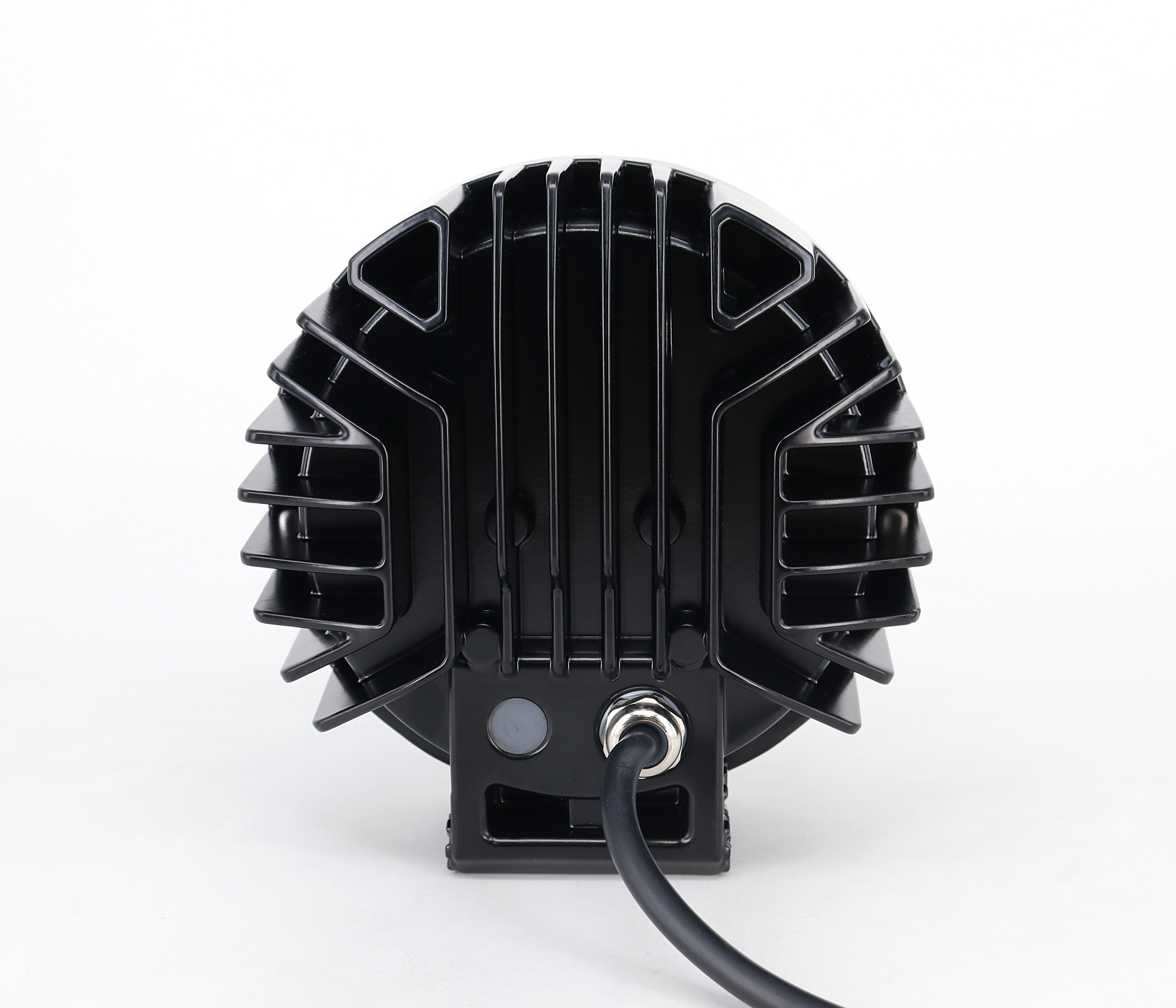 OFF ROAD FARO DE LED UNIVERSAL REDONDO 5.5" BLANCO CON GIROS AMBAR 40 WATTS - 8 CHIP LED OSRAM OSLON - 12V/24V - 5