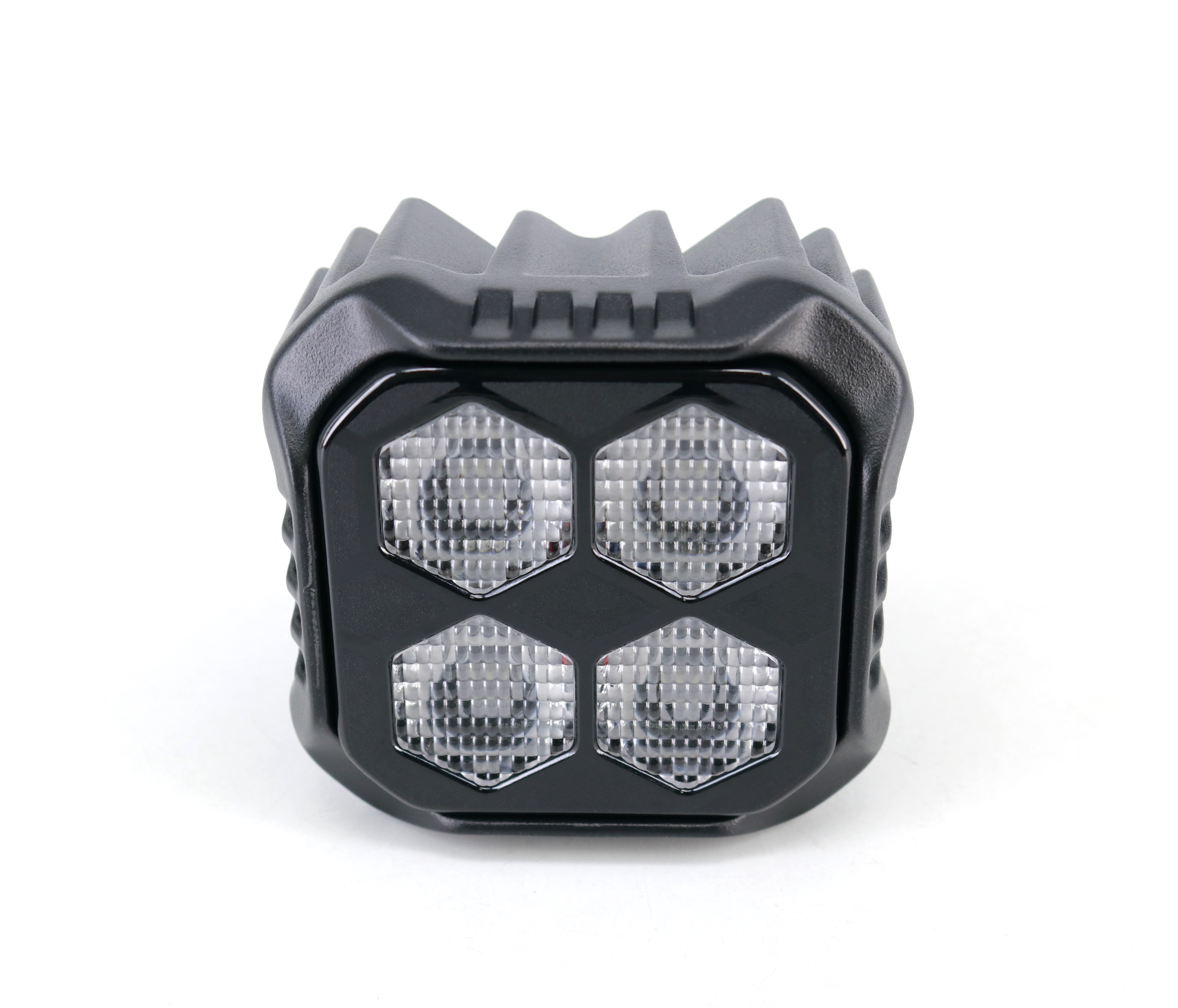 OFF ROAD FARO DE LED UNIVERSAL CUADRADRO 2,8" COLOR BLANCO - 40 WATTS - 4 CHIPS LED OSRAM LP/HF - 12V/24V