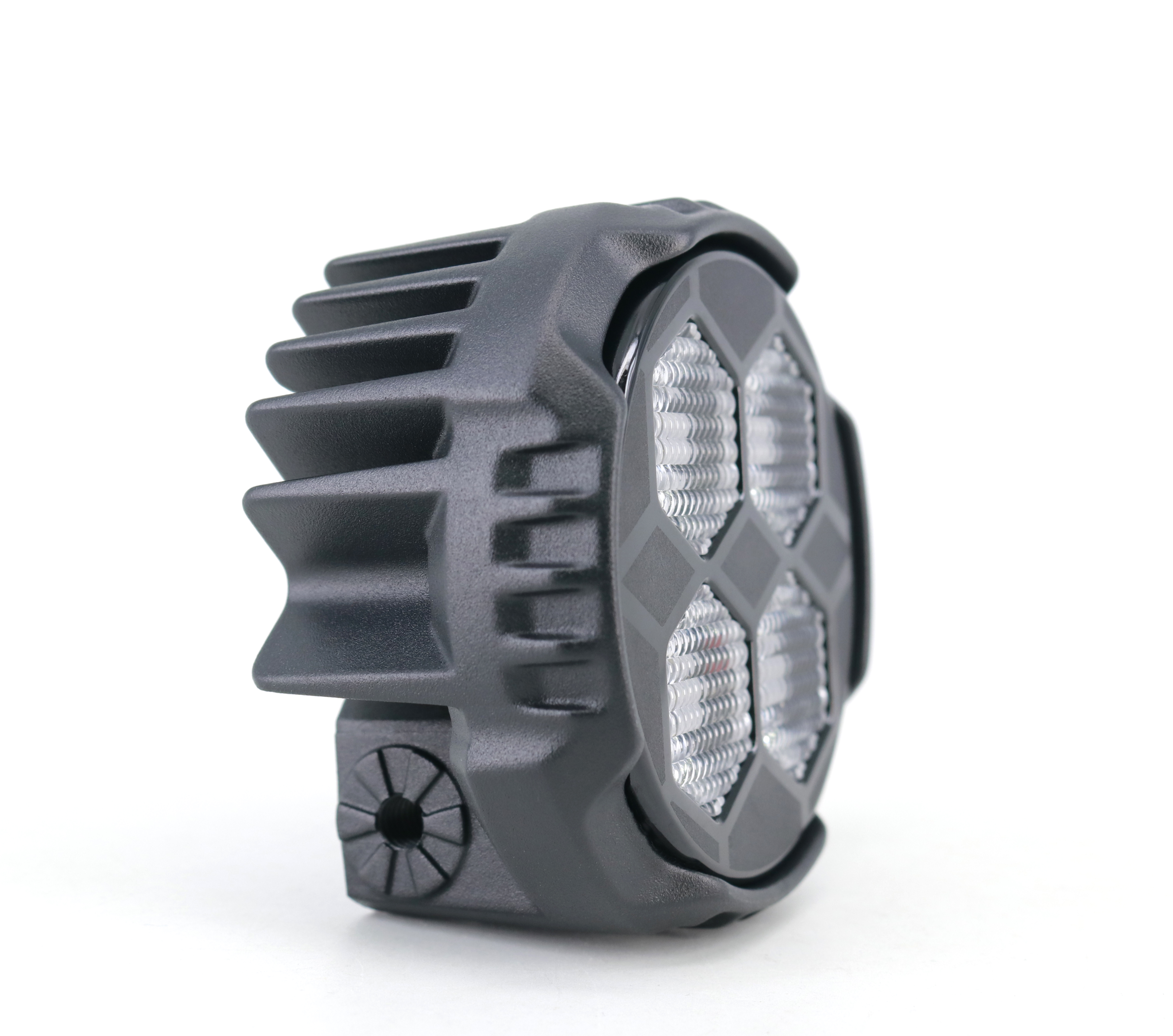 OFF ROAD FARO DE LED UNIVERSAL REDONDO 3,1" COLOR BLANCO - 40 WATTS - 4 CHIPS LED OSRAM LP/HF - 12V/24V - 3