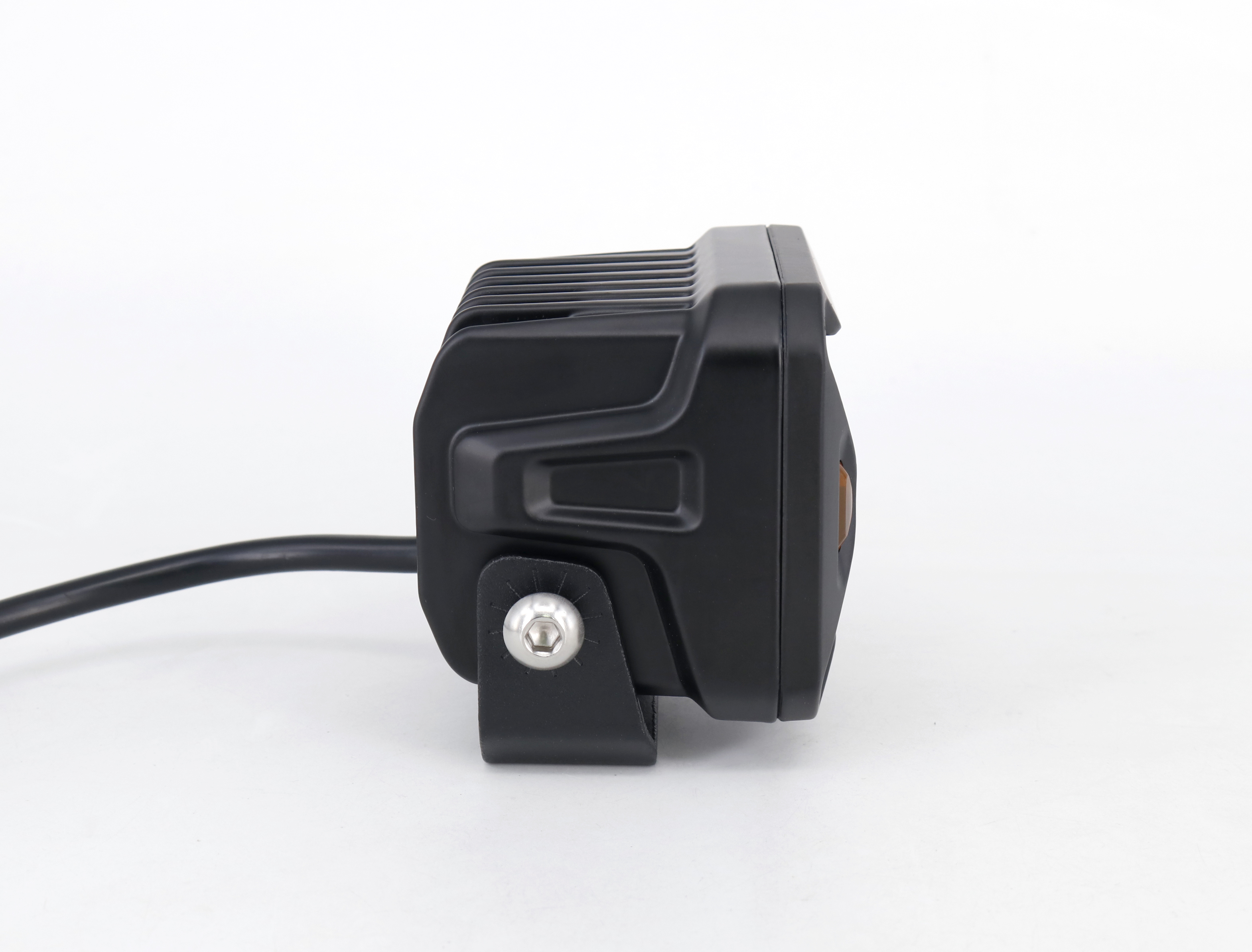 OFF ROAD FARO DE LED UNIVERSAL CUADRADO 3'' COLOR BLANCO CON GIROS AMBAR - 20 WATTS - 4 CHIP OSRAM P8 - 12V/24V - 4