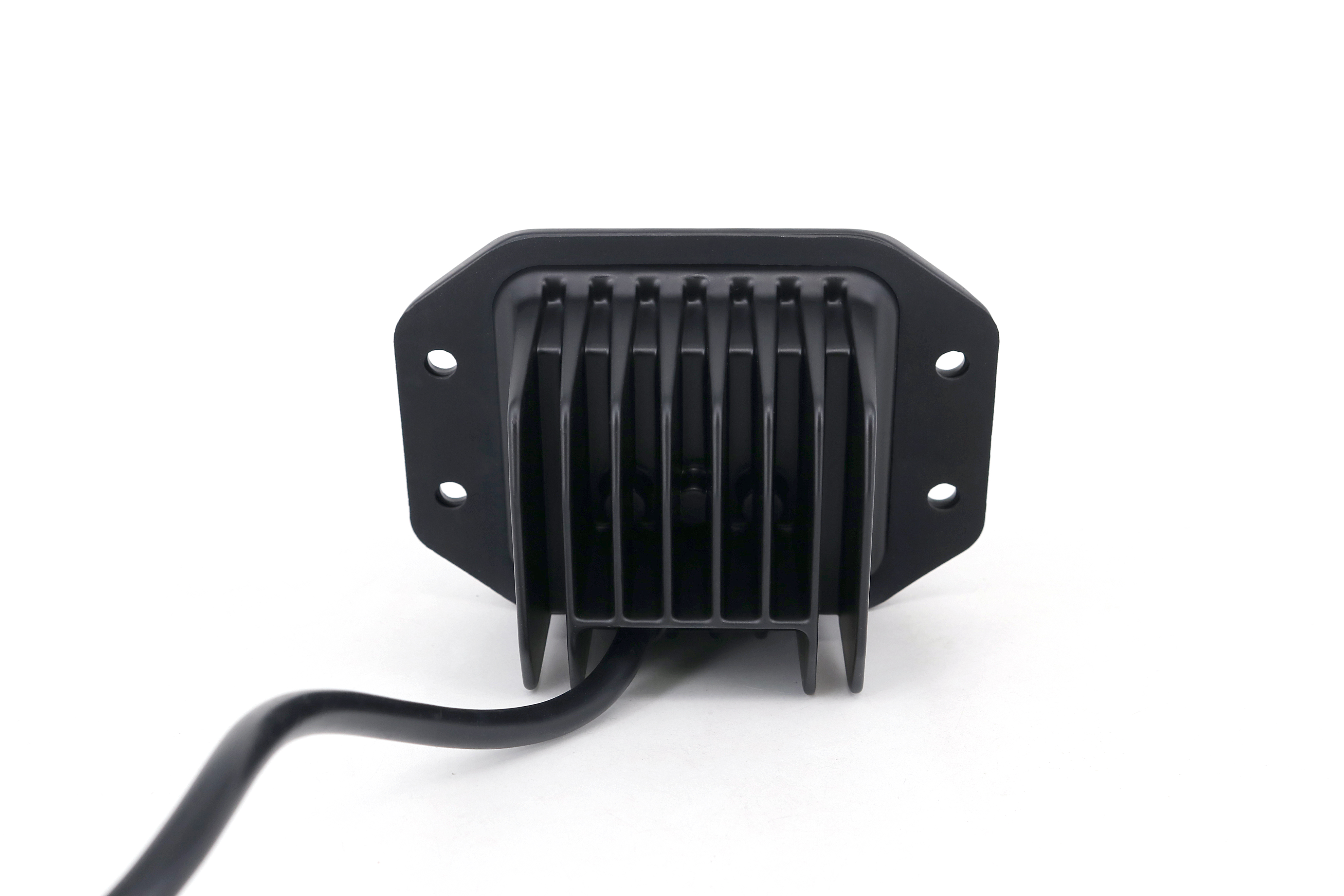 OFF ROAD FARO DE LED UNIVERSAL CUADRADO PARA EMBUTIR 3'' COLOR BLANCO CON GIROS AMBAR - 20 WATTS - 4 CHIP OSRAM P8 - 12V/24V - 4