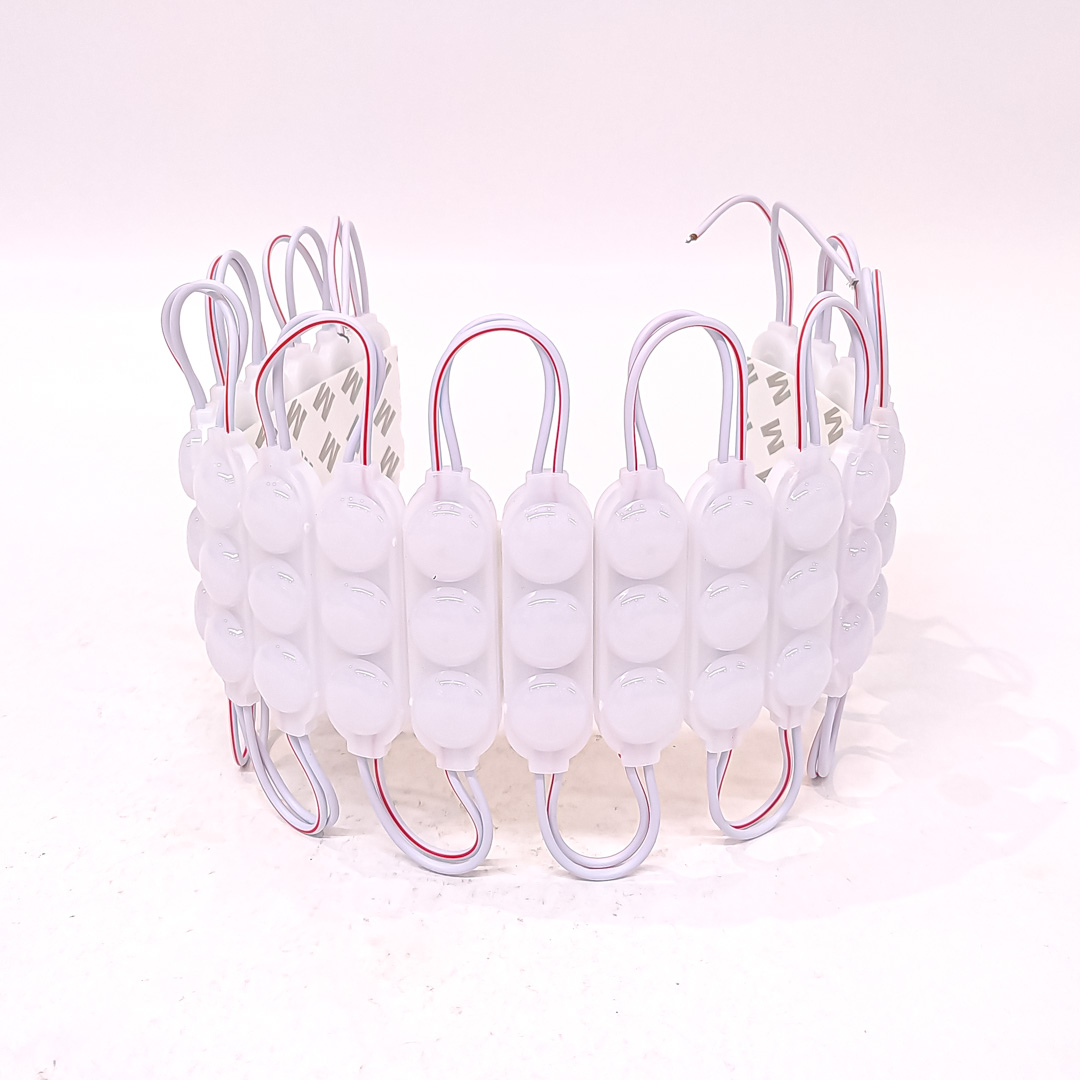 MODULO LED COB 3 LED COB CIRCULAR FUME AUTOADHESIVO 12V COLOR BLANCO 7CM X 1,5CM  CANTIDAD POR CAJA MASTER 2000 - 2