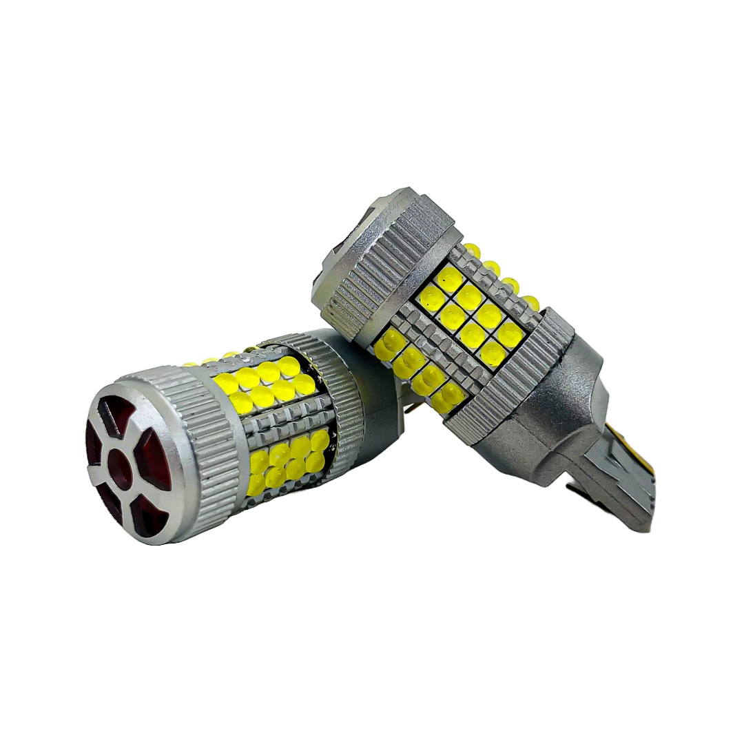 LED SENALIZACION CREE 7440 T20 COLOR BLANCO - 24 WATTS SUPER CANBUS- 40 LED CREE - 12V/24V - 5