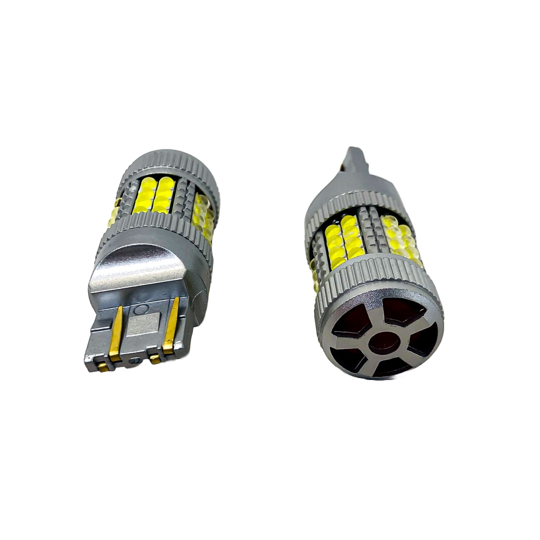 LED SENALIZACION CREE 7443 T20 COLOR BLANCO - 24 WATTS SUPER CANBUS- 40 LED CREE - 12V/24V - 5