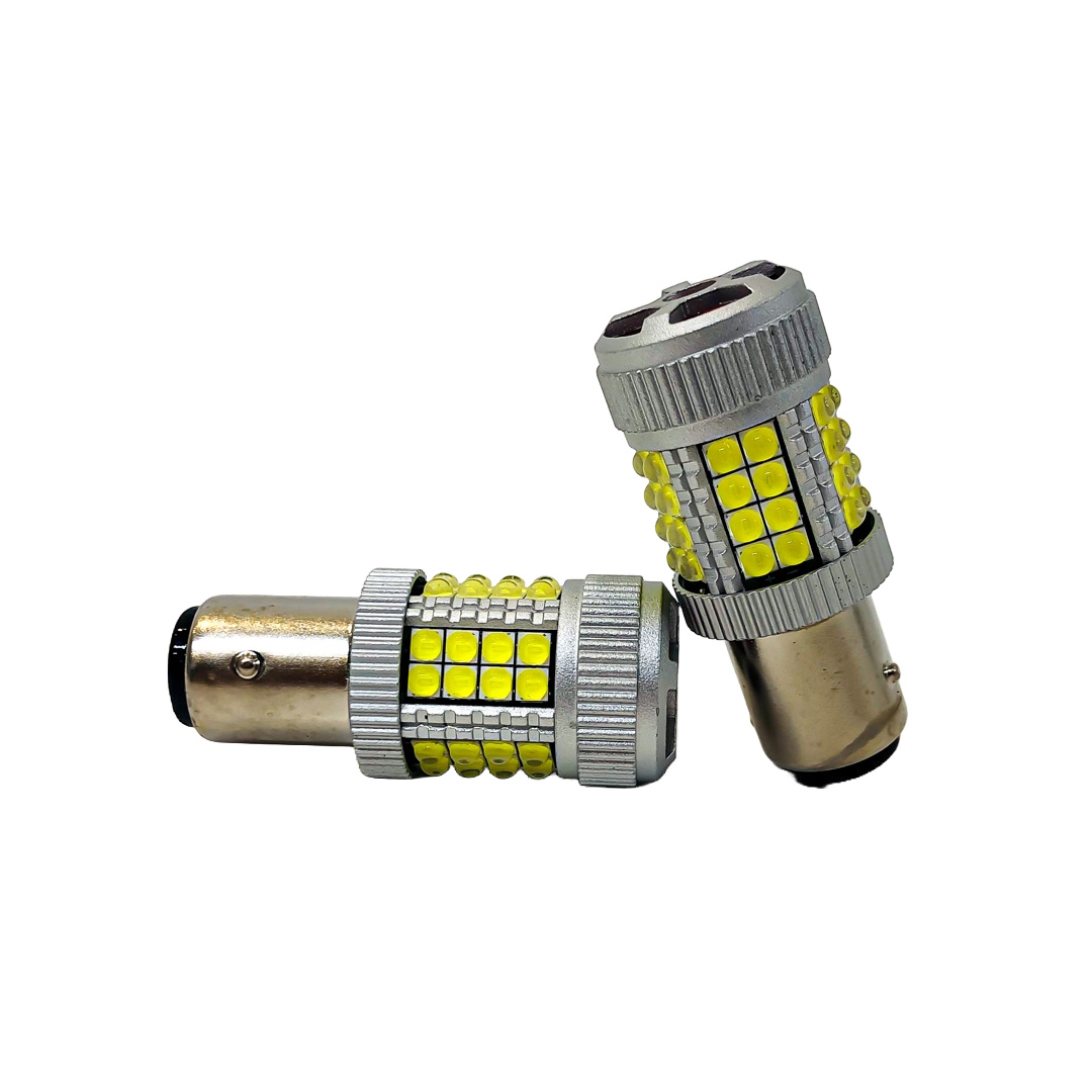 LED SENALIZACION CREE 1157 / 1034 P21/5W COLOR BLANCO - 24 WATTS SUPER CANBUS- 40 LED CREE - 12V/24V - 3
