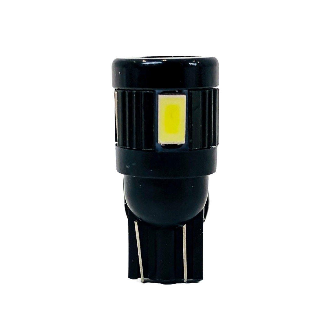 LED SEÑALIZACION CREE BLISTER X 2 - 2821 - T10 - W5W - 6 LED CREE 3570 CANBUS SUPER POTENCIA   - BLANCO 12V - BLISTER X 2 UNIDADES - 4