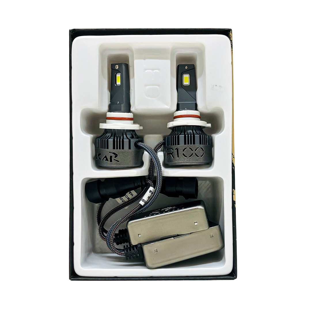 OFF ROAD KIT DE LED DAKAR NEW SERIES CANBUS 9005 HB3 DAKAR NEW SERIES 50% + LUZ CHIP CSP SUPER CANBUS 45000 LUMENS 55 WATTS 12V CON COOLER - 4