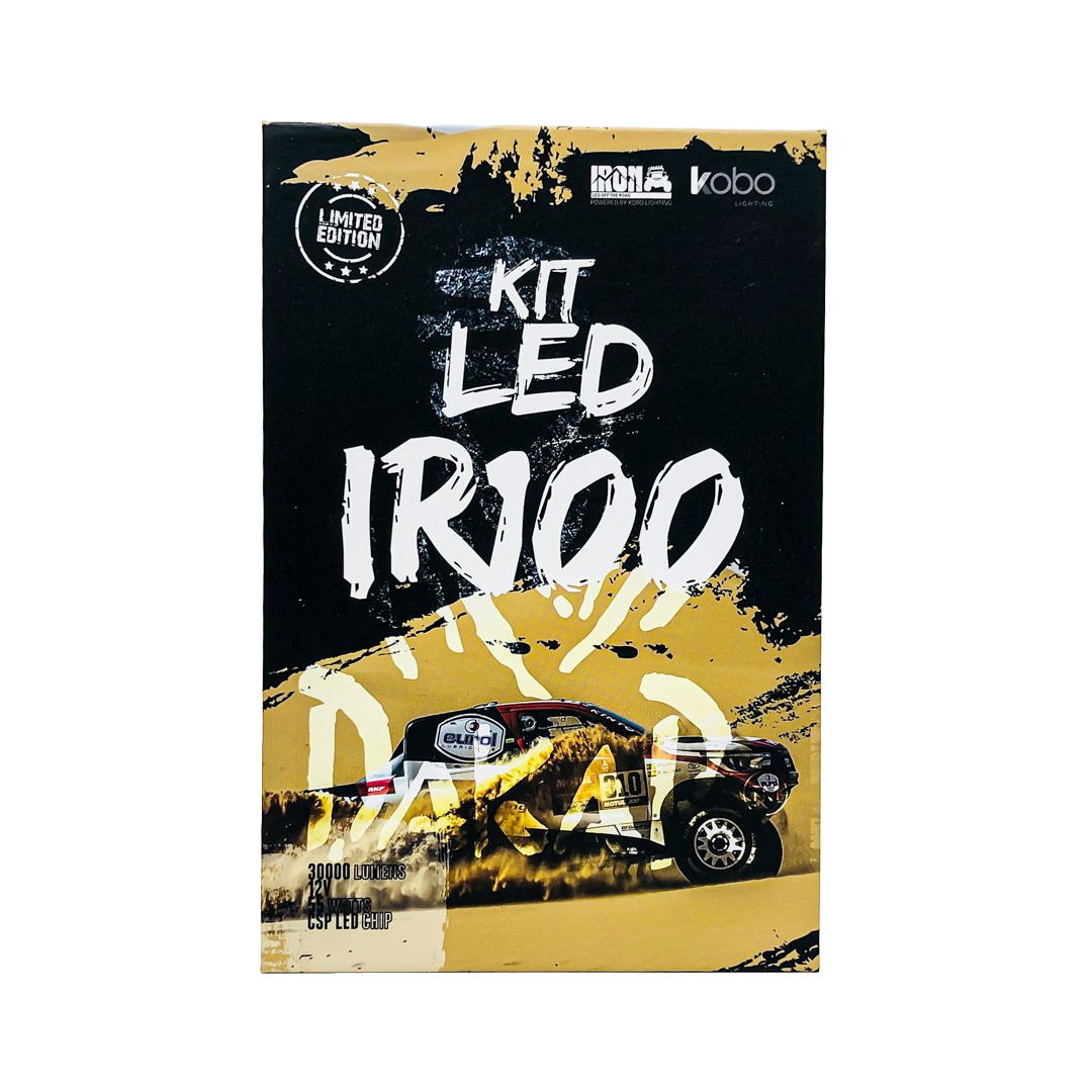 OFF ROAD KIT DE LED DAKAR NEW SERIES CANBUS 9006 HB4 DAKAR NEW SERIES 50% + LUZ CHIP CSP SUPER CANBUS 45000 LUMENS 55 WATTS 12V CON COOLER - 2