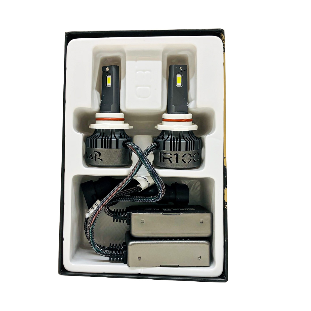 OFF ROAD KIT DE LED DAKAR NEW SERIES CANBUS 9006 HB4 DAKAR NEW SERIES 50% + LUZ CHIP CSP SUPER CANBUS 45000 LUMENS 55 WATTS 12V CON COOLER - 4