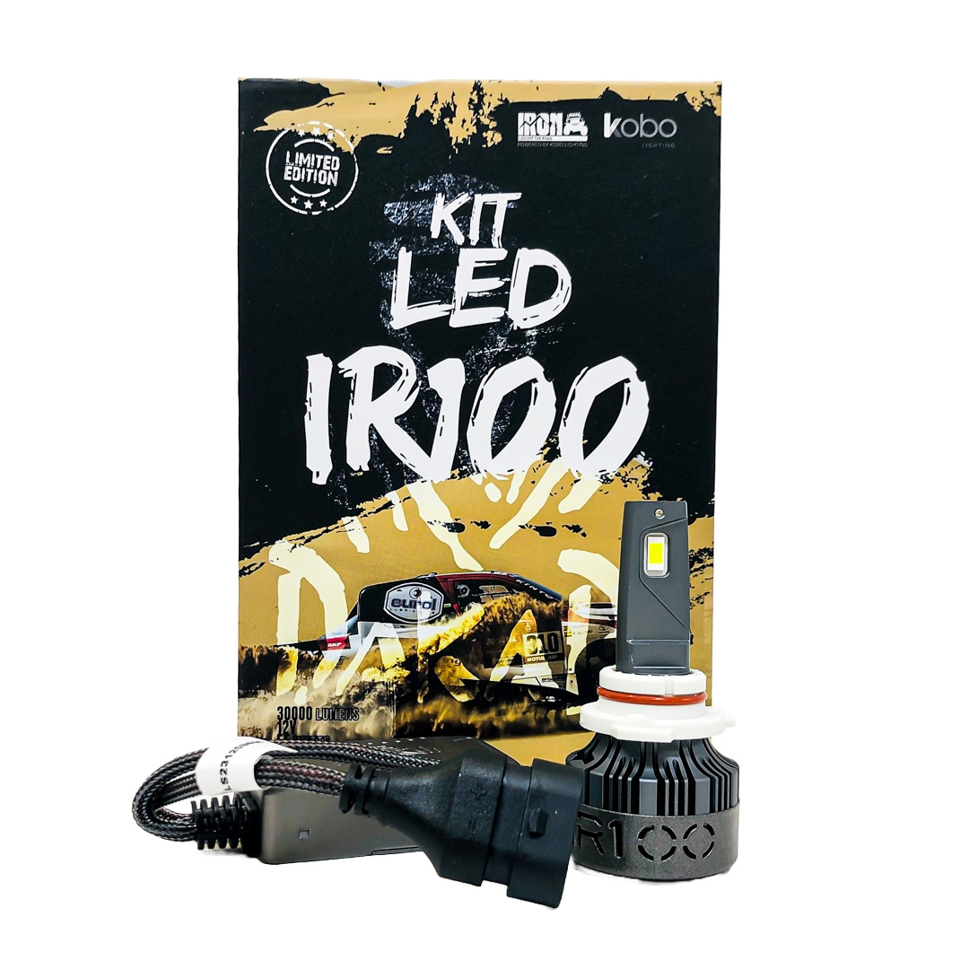 OFF ROAD KIT DE LED DAKAR NEW SERIES CANBUS 9006 HB4 DAKAR NEW SERIES 50% + LUZ CHIP CSP SUPER CANBUS 45000 LUMENS 55 WATTS 12V CON COOLER - 10