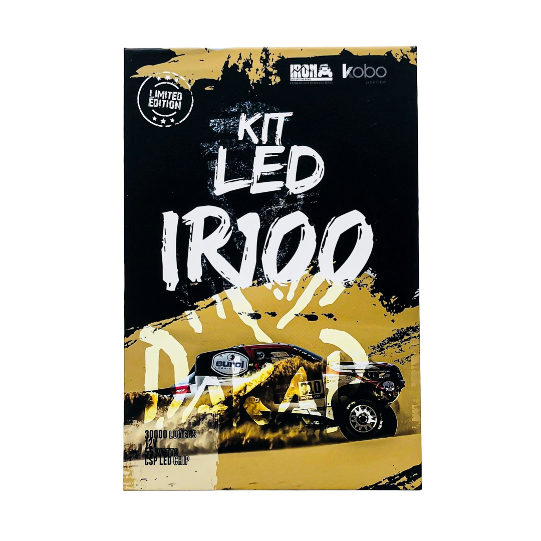 OFF ROAD KIT DE LED DAKAR NEW SERIES CANBUS 9012 HB5 DAKAR NEW SERIES 50% + LUZ CHIP CSP SUPER CANBUS 45000 LUMENS 55 WATTS 12V CON COOLER - 2