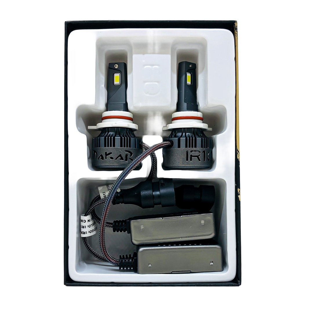 OFF ROAD KIT DE LED DAKAR NEW SERIES CANBUS 9012 HB5 DAKAR NEW SERIES 50% + LUZ CHIP CSP SUPER CANBUS 45000 LUMENS 55 WATTS 12V CON COOLER - 4