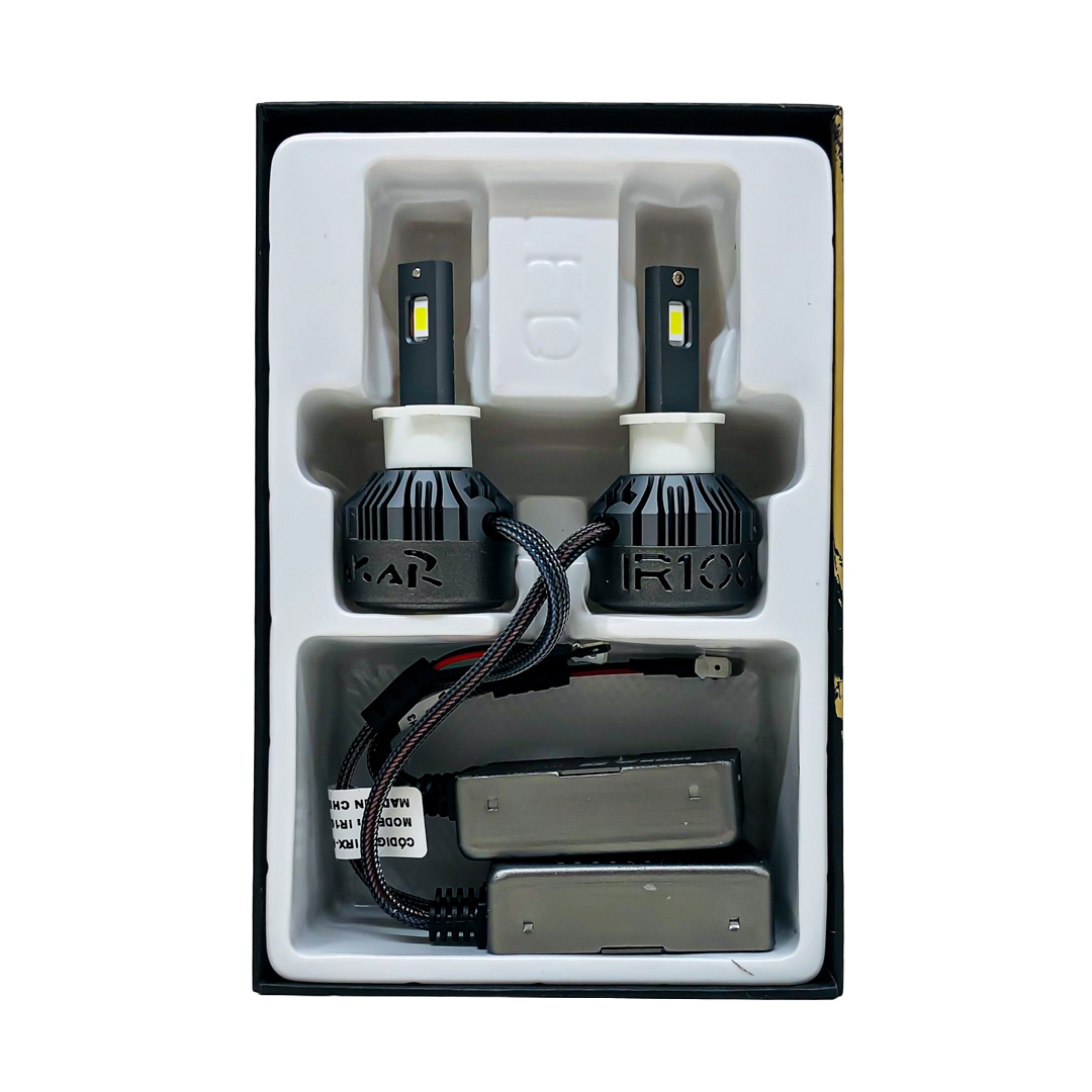 OFF ROAD KIT DE LED DAKAR NEW SERIES CANBUS H3 DAKAR NEW SERIES 50% + LUZ CHIP CSP SUPER CANBUS 45000 LUMENS 55 WATTS 12V CON COOLER - 5