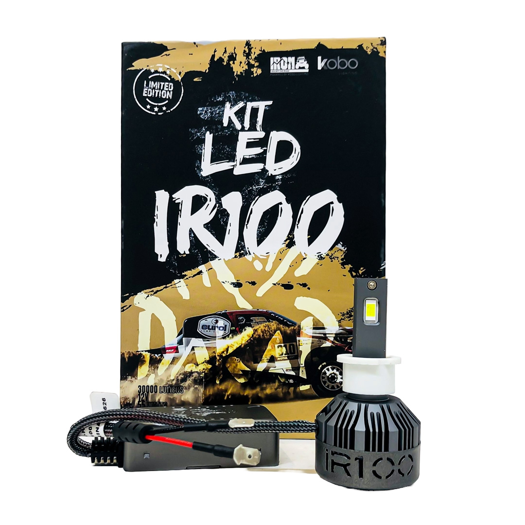 OFF ROAD KIT DE LED DAKAR NEW SERIES CANBUS H3 DAKAR NEW SERIES 50% + LUZ CHIP CSP SUPER CANBUS 45000 LUMENS 55 WATTS 12V CON COOLER - 10