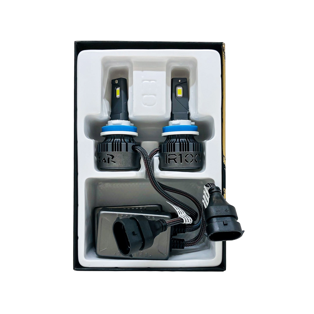 OFF ROAD KIT DE LED DAKAR NEW SERIES CANBUS H11 DAKAR NEW SERIES 50% + LUZ CHIP CSP SUPER CANBUS 45000 LUMENS 55 WATTS 12V CON COOLER - 4