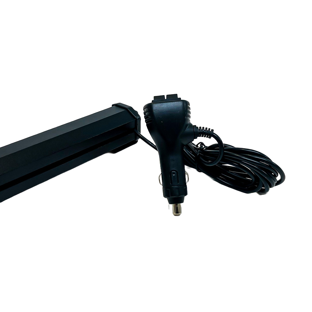 OFF ROAD BARRA LED COB DUAL 12-36V BLANCA Y AMBAR 4 BLOQUES COB 60W FLASH 10 FUNCIONES 600X40X45MM  INCLUYE TOMA A 12V CON INTERRUPTOR ON / OFF Y MANEJO DE FUNCIONES DESTELLANTES - 4