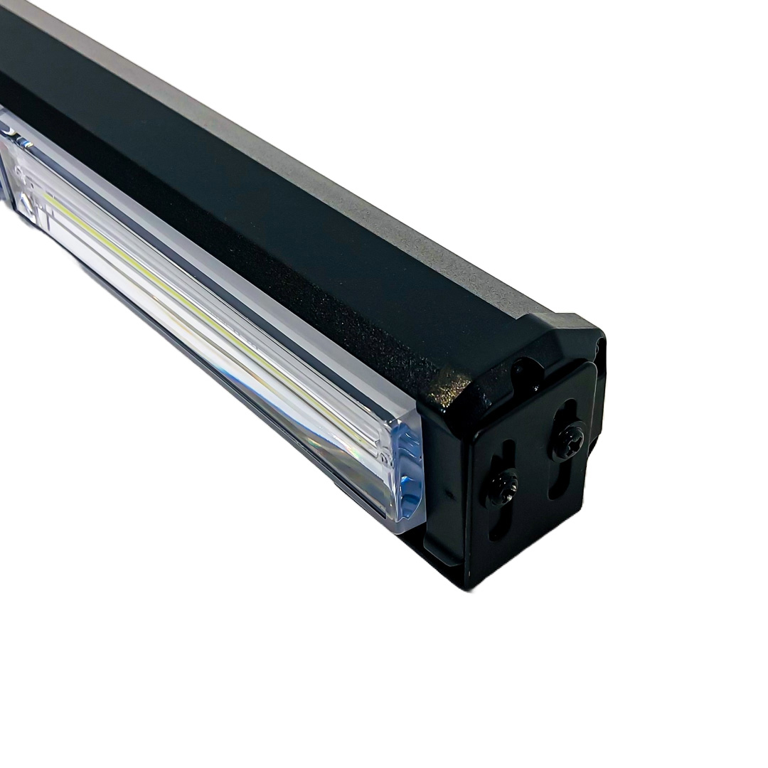 OFF ROAD BARRA LED COB DUAL 12-36V BLANCA Y AMBAR 5 BLOQUES COB 75W FLASH 10 FUNCIONES 750X40X45MM  INCLUYE TOMA A 12V CON INTERRUPTOR ON / OFF Y MANEJO DE FUNCIONES DESTELLANTES - 3