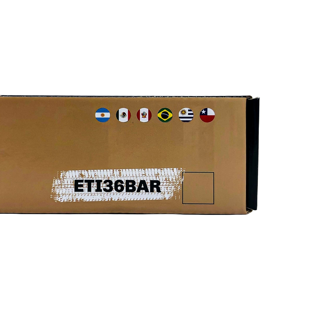 OFF ROAD BARRA LED COB DUAL 12-36V BLANCA Y AMBAR 3 BLOQUES COB 45W FLASH 10 FUNCIONES 450X40X45MM  INCLUYE TOMA A 12V CON INTERRUPTOR ON / OFF Y MANEJO DE FUNCIONES DESTELLANTES - 4