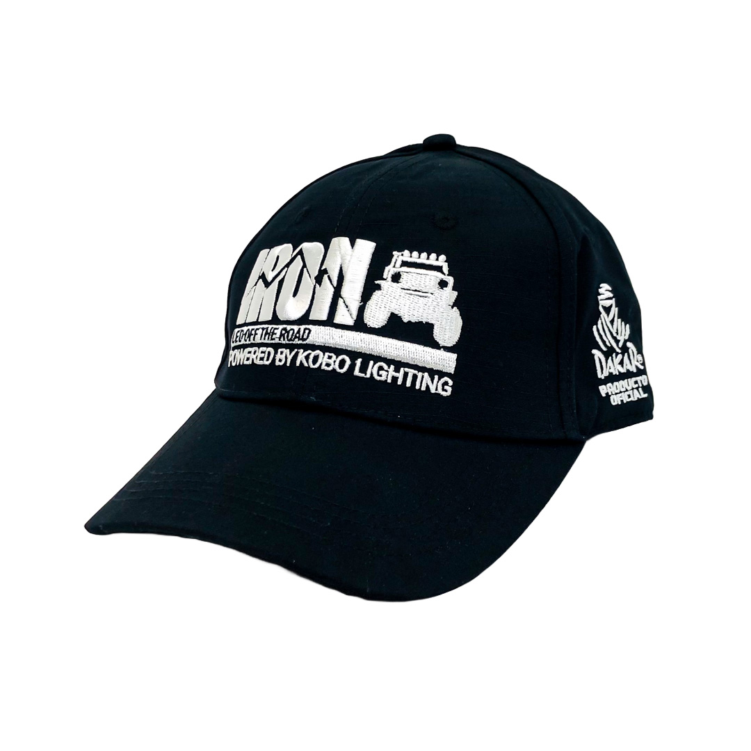 GORRA DAKAR BORDADAS IRON LED - LUXLED - KOBO - PRODUCTO OFICIAL RALLY DAKAR