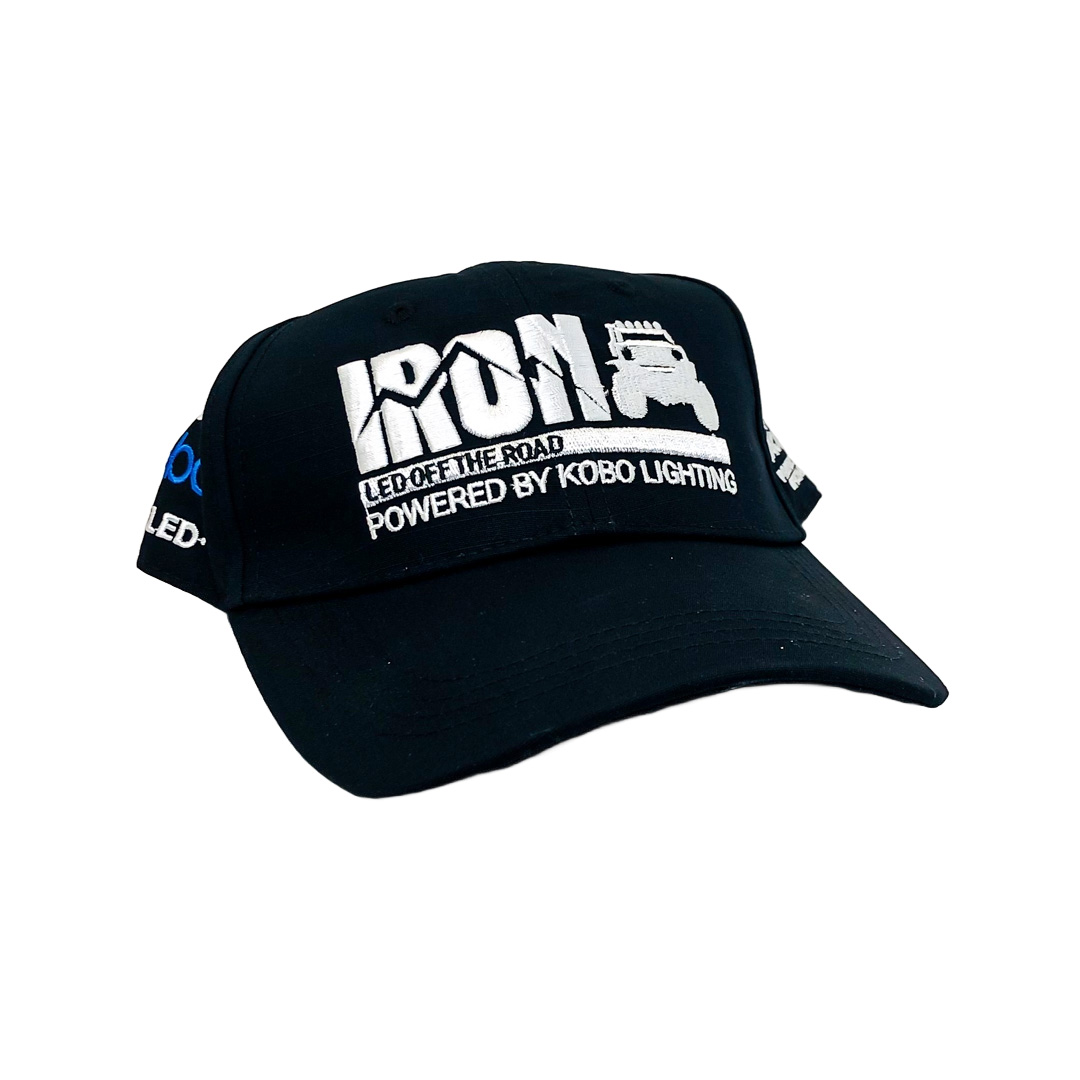 GORRA DAKAR BORDADAS IRON LED - LUXLED - KOBO - PRODUCTO OFICIAL RALLY DAKAR - 3