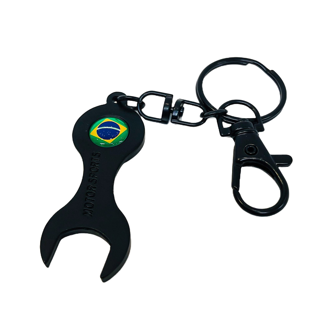 JUEGO DE TAPITAS DE VALVULA DEPORTIVA BANDERA BRAZIL NEGRA - 2