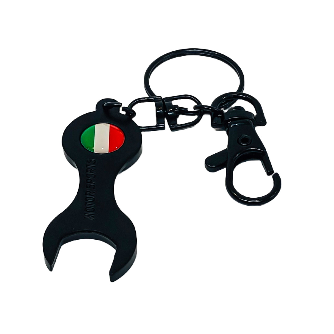 JUEGO DE TAPITAS DE VALVULA DEPORTIVA BANDERA ITALIA NEGRA - 3