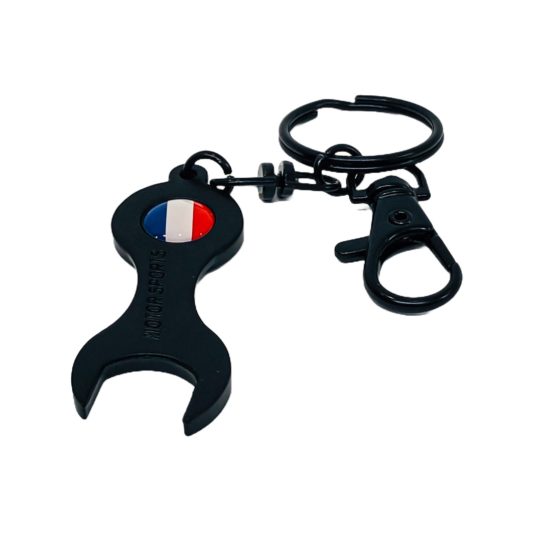 JUEGO DE TAPITAS DE VALVULA DEPORTIVA BANDERA FRANCIA NEGRA - 4