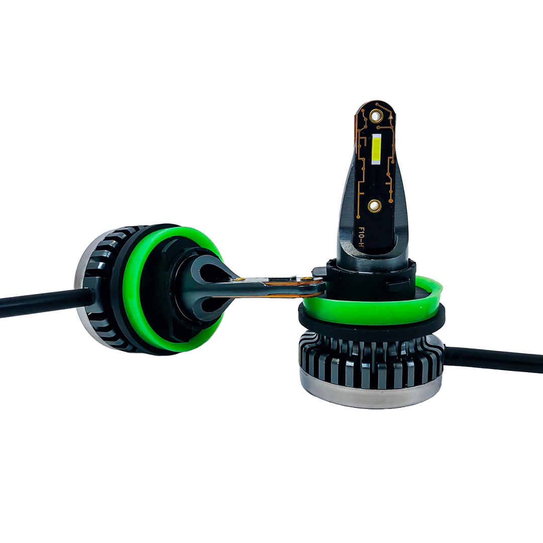 OFF ROAD KIT DE LED R8 H11 10MA GENERACION CHIP CSP SIN COOLER 30000 LUMENS 42WATTS 12V  CANTIDAD POR CAJA MASTER 50 - 9