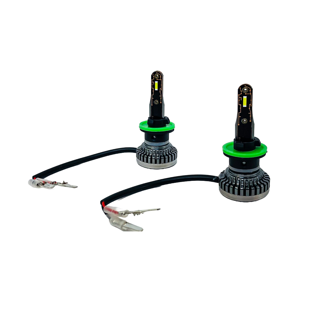 OFF ROAD KIT DE LED R8 H27 10MA GENERACION CHIP CSP SIN COOLER 30000 LUMENS 42WATTS 12V - 9