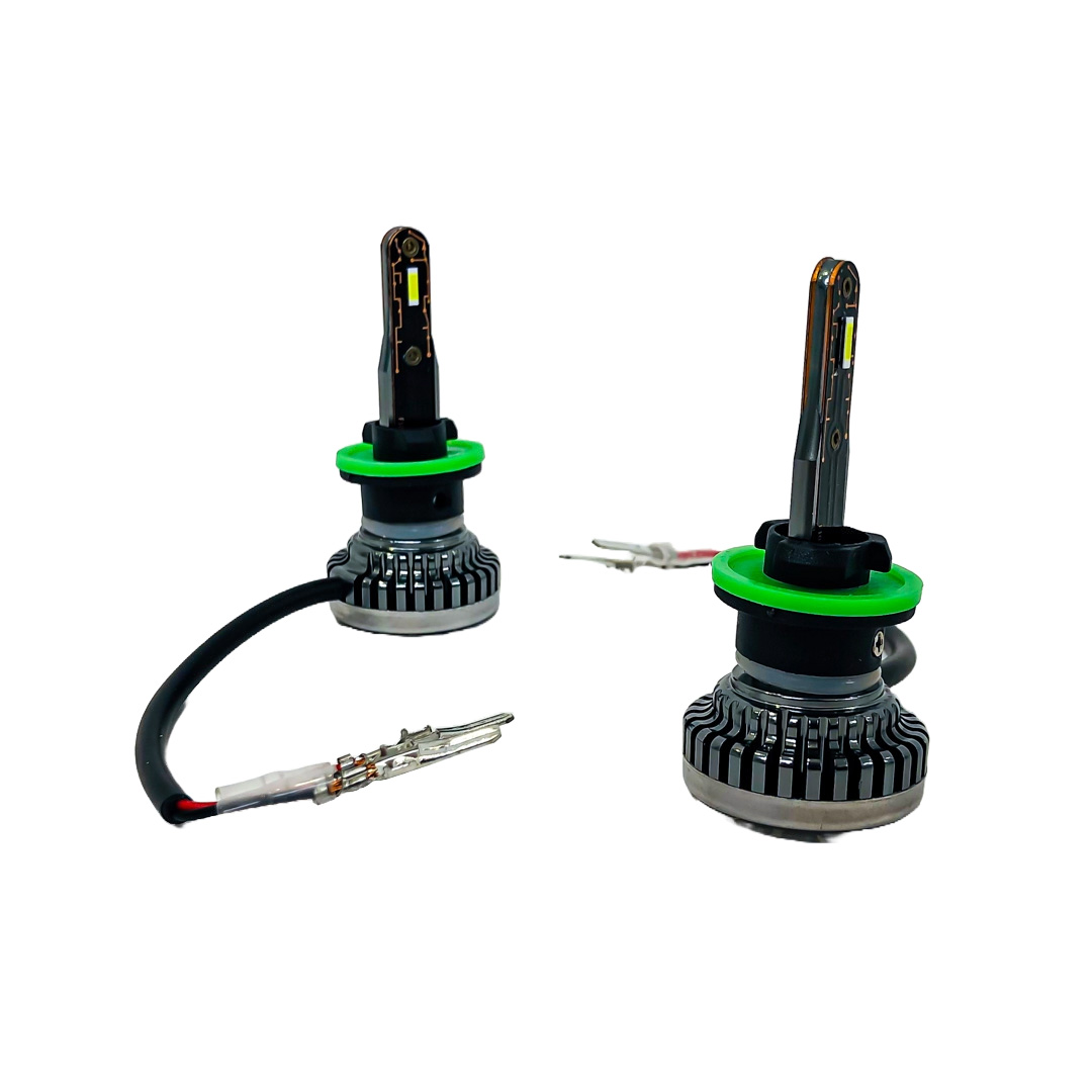 OFF ROAD KIT DE LED R8 H27 10MA GENERACION CHIP CSP SIN COOLER 30000 LUMENS 42WATTS 12V - 10