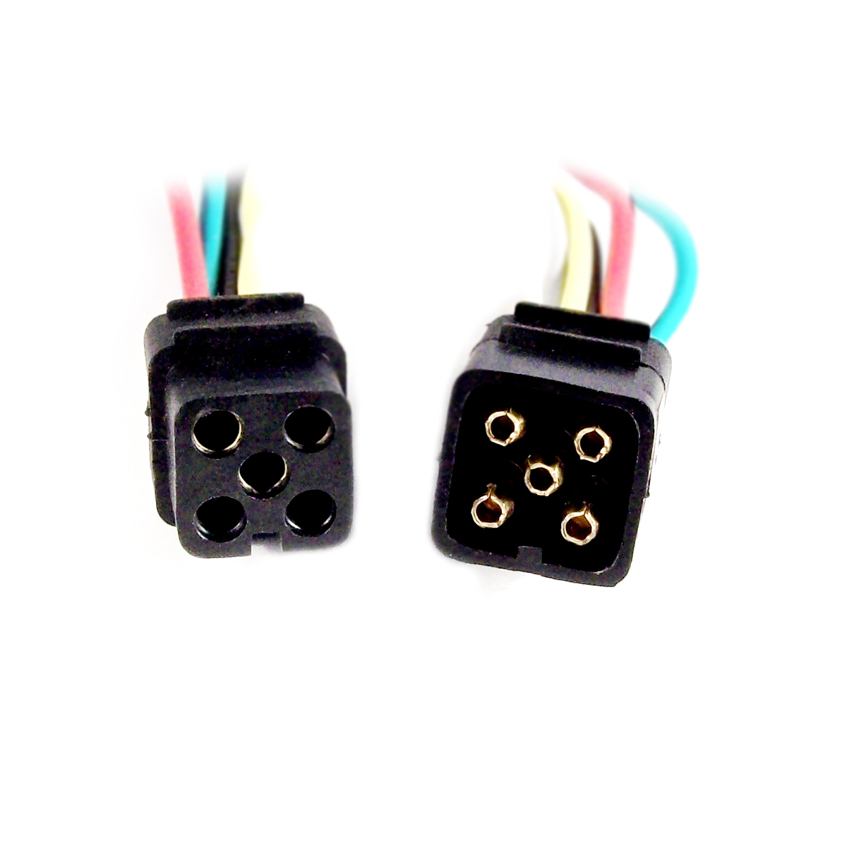 FICHA UNIVERSAL 5 VIAS ACOPLADO CUADRADA