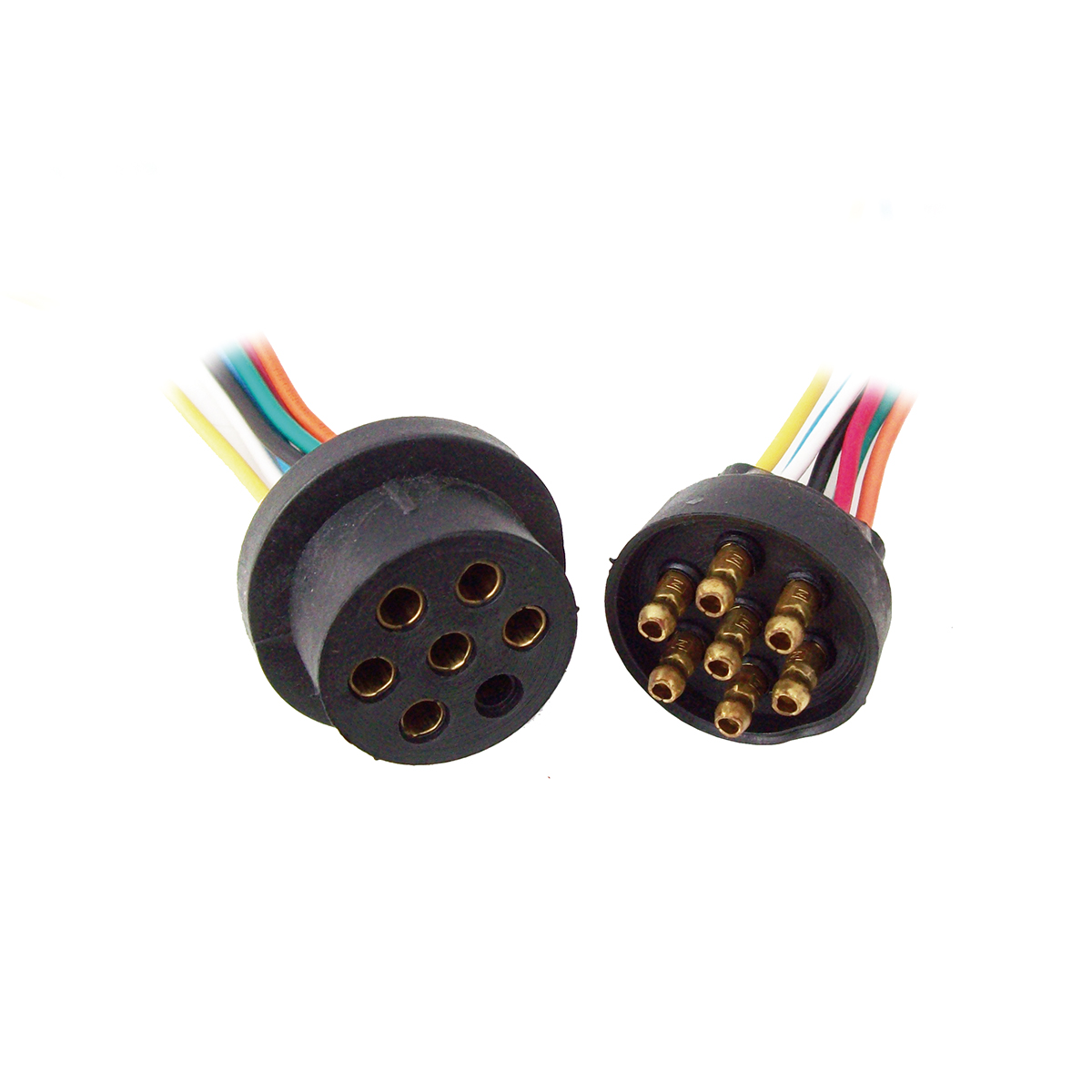 FICHA UNIVERSAL 7 VIAS ACOPLADO NYLON REFORZADA