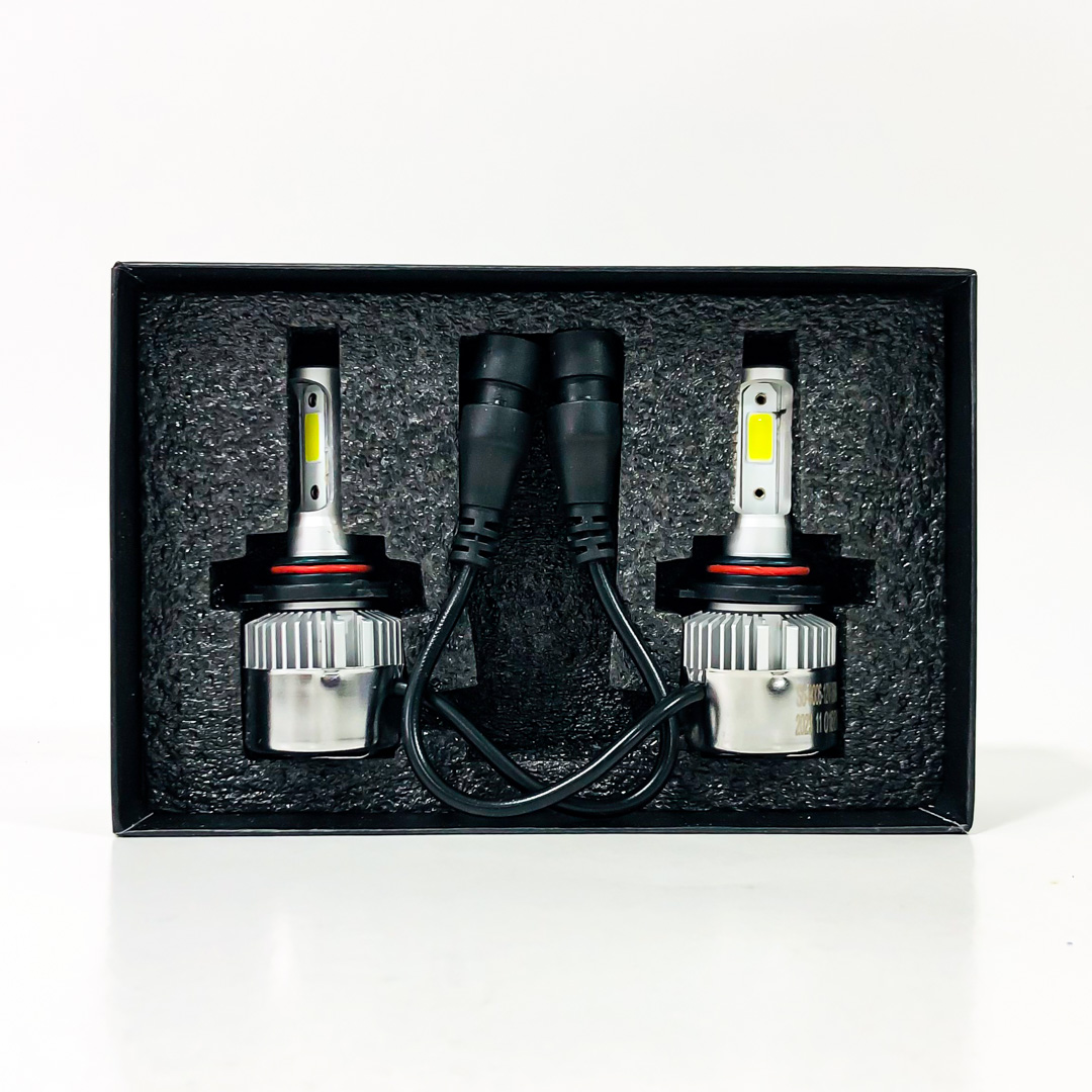 OFF ROAD KIT DE LED S6 HIGH DEFINITION 9006 6 GEN 32000LM CHIP COB 12V CON COOLER   CANTIDAD POR CAJA MASTER 50 - 4