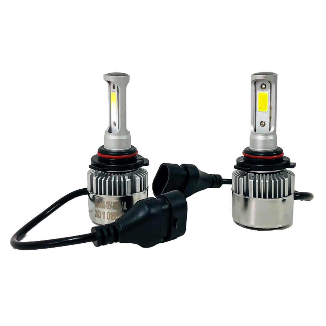 OFF ROAD KIT DE LED S6 HIGH DEFINITION 9006 6 GEN 32000LM CHIP COB 12V CON COOLER   CANTIDAD POR CAJA MASTER 50 - 5