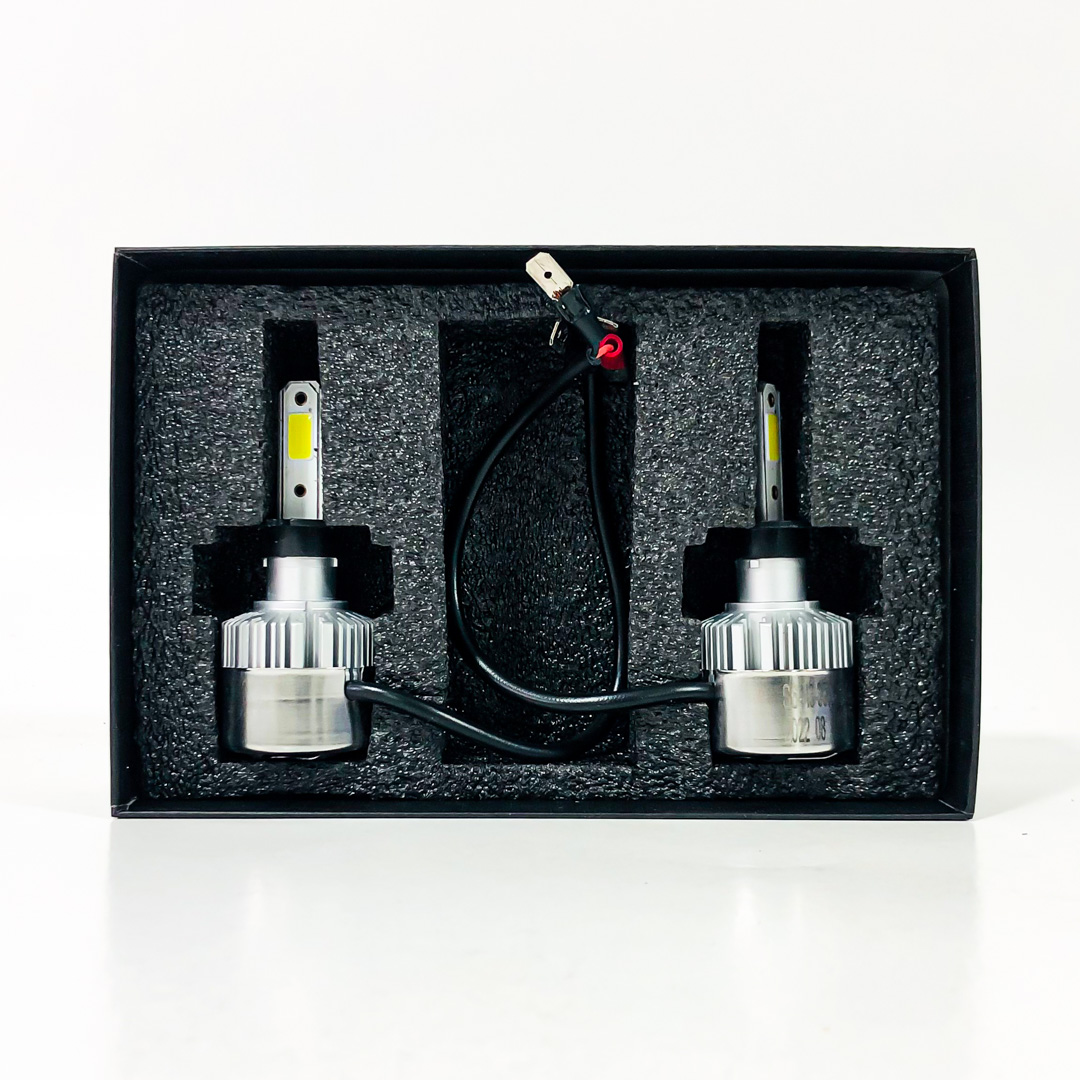 OFF ROAD KIT DE LED S6 HIGH DEFINITION H3 6 GEN 32000LM CHIP COB 12V CON COOLER   CANTIDAD POR CAJA MASTER 50 - 4