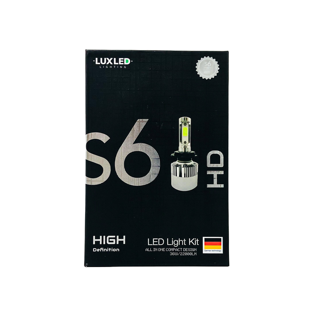 OFF ROAD KIT DE LED S6 HIGH DEFINITION H4 6 GEN 32000LM CHIP COB 12V CON COOLER   CANTIDAD POR CAJA MASTER 50 - 4