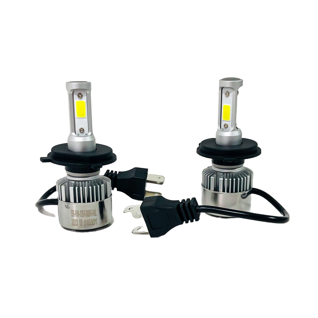 OFF ROAD KIT DE LED S6 HIGH DEFINITION H4 6 GEN 32000LM CHIP COB 12V CON COOLER   CANTIDAD POR CAJA MASTER 50 - 7