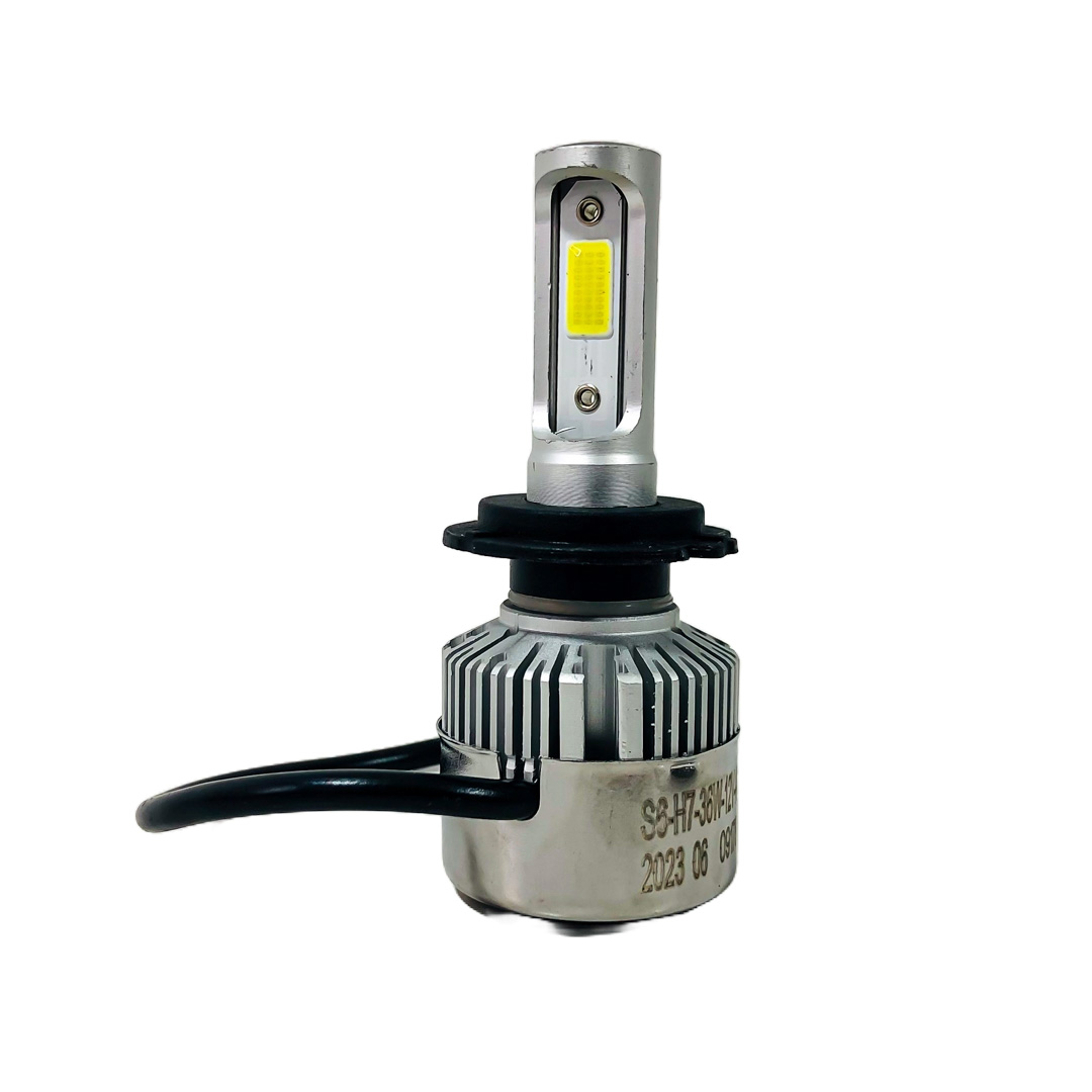 OFF ROAD KIT DE LED S6 HIGH DEFINITION H7 6 GEN 32000LM CHIP COB 12V CON COOLER   CANTIDAD POR CAJA MASTER 50 - 7