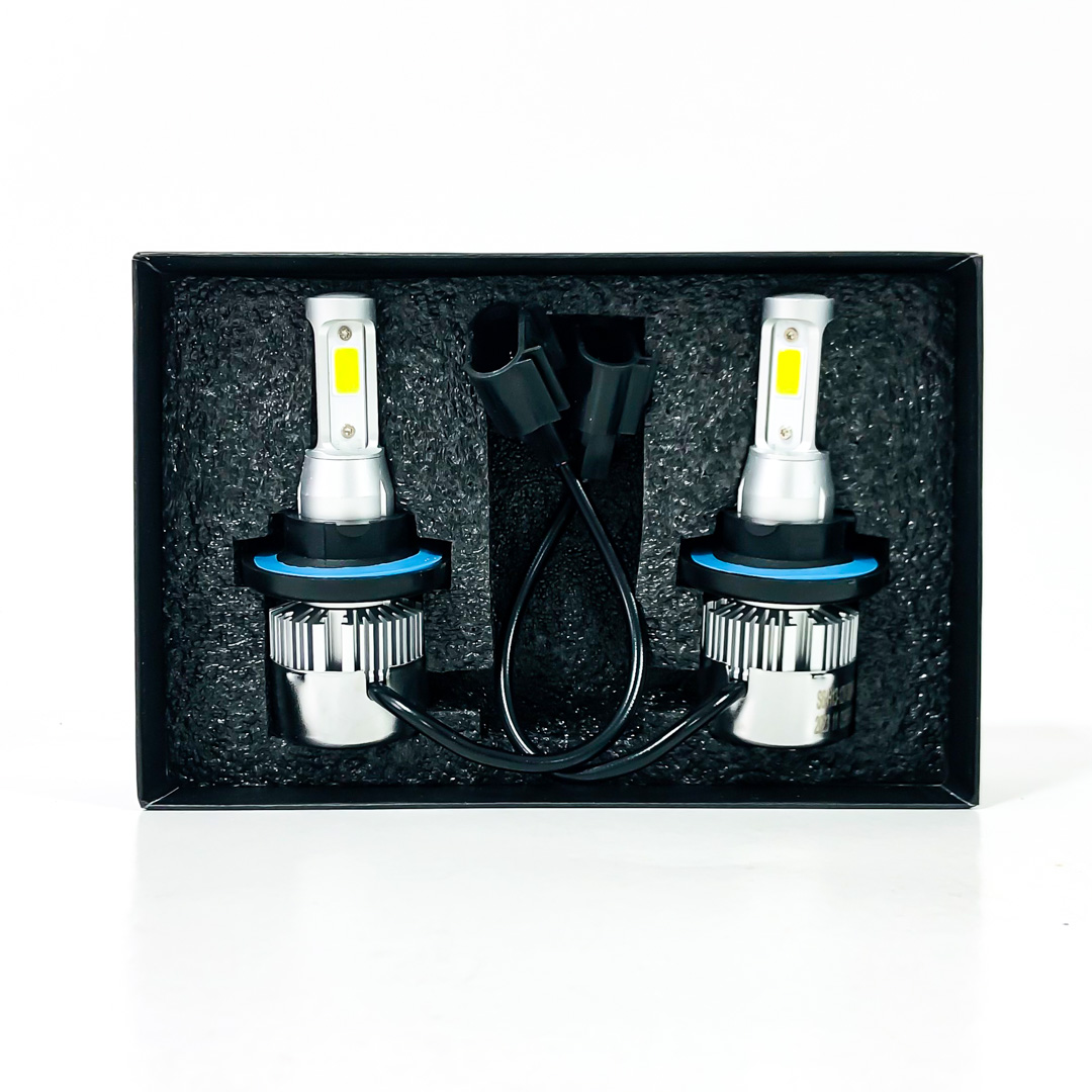 OFF ROAD KIT DE LED S6 HIGH DEFINITION H13 6 GEN 32000LM CHIP COB 12V CON COOLER - 4