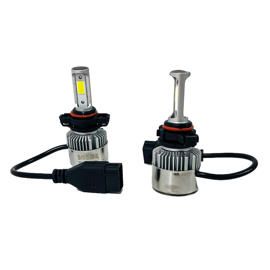 OFF ROAD KIT DE LED S6 HIGH DEFINITION H16 6 GEN 32000LM CHIP COB 12V CON COOLER - 4